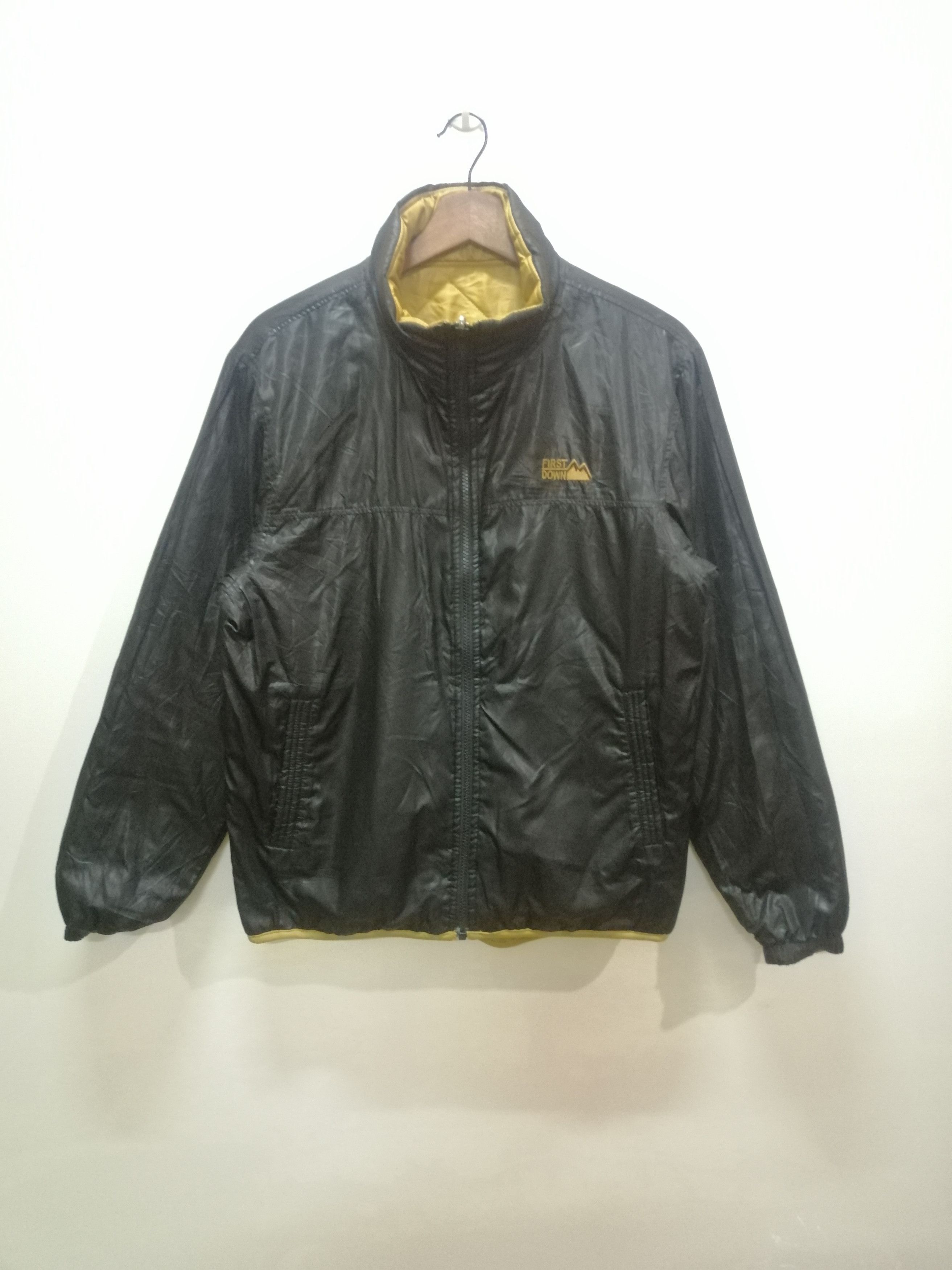 Japanese Brand FIRST DOWN zip up reversible quilted puffer jacket BP Size US L / EU 52-54 / 3 - 4 Thumbnail