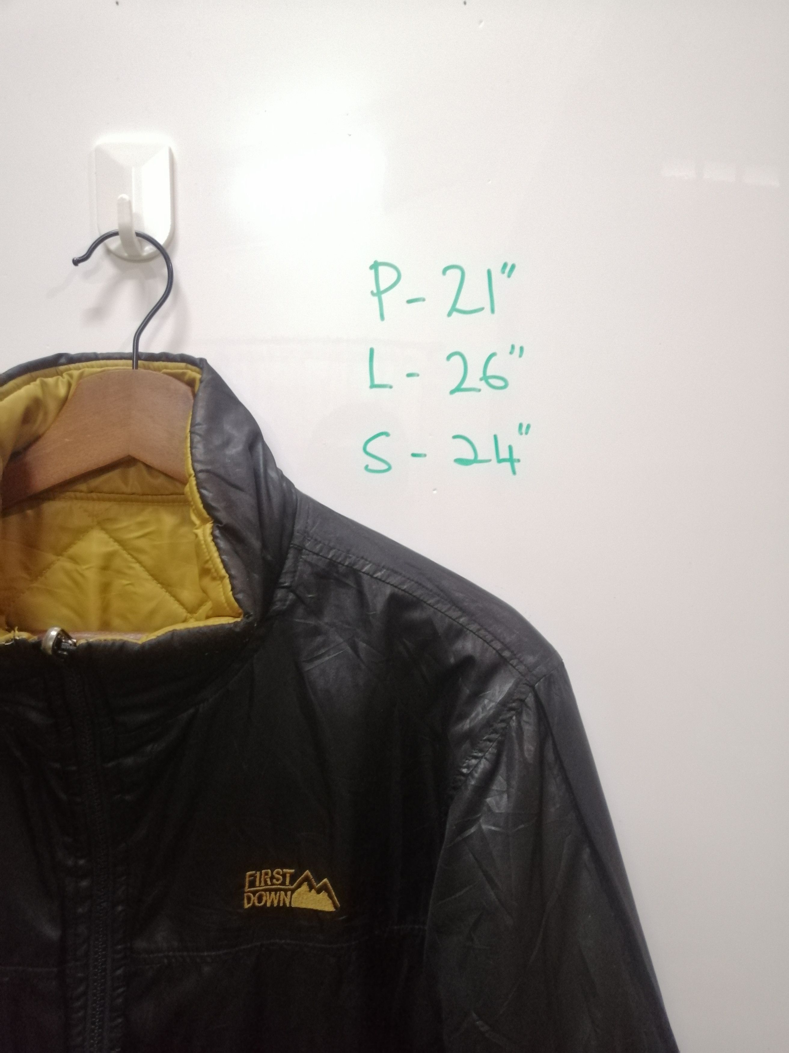 Japanese Brand FIRST DOWN zip up reversible quilted puffer jacket BP Size US L / EU 52-54 / 3 - 8 Thumbnail