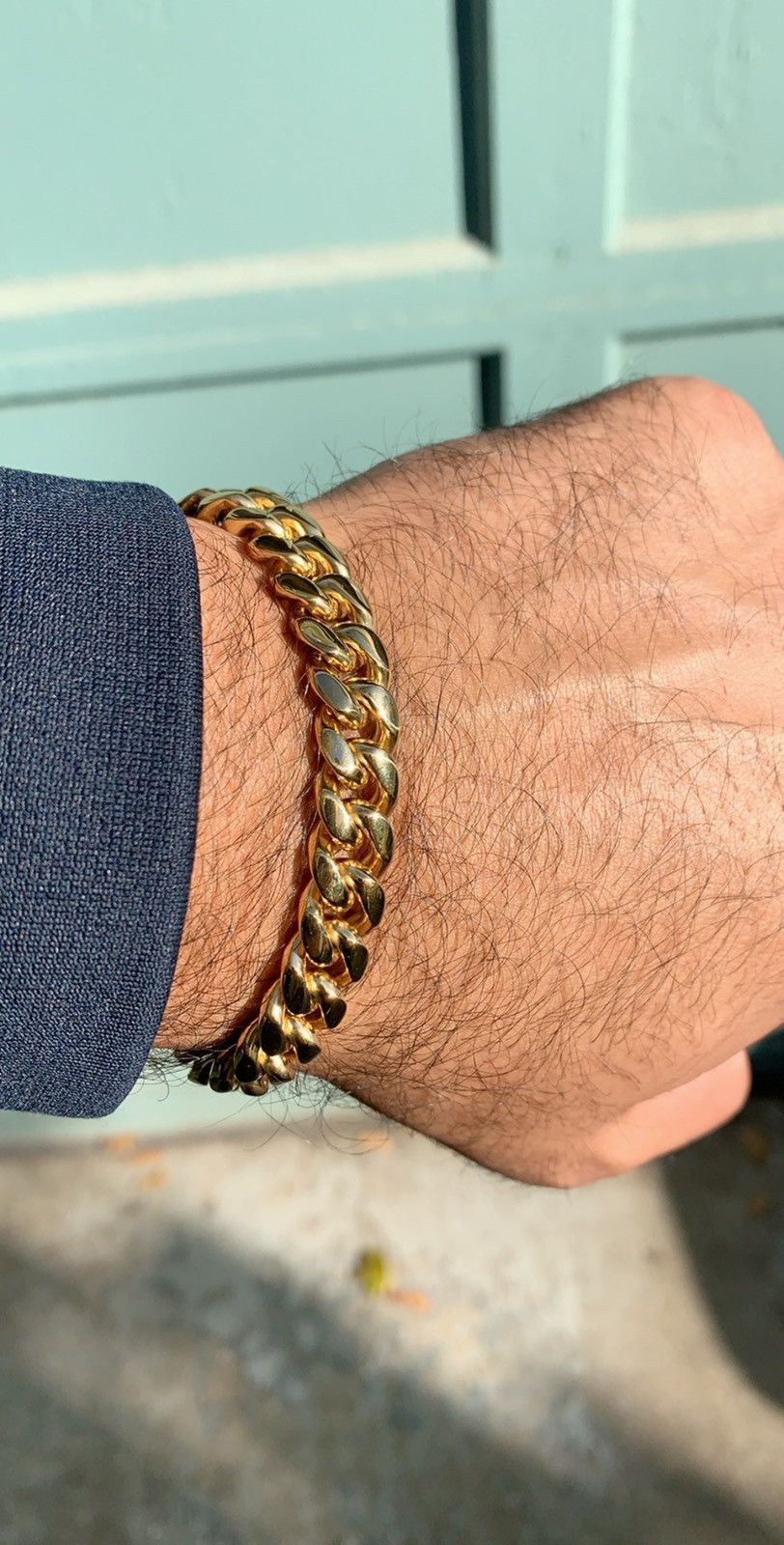 Jewelry 18K GP Miami Cuban Link Bracelet Size ONE SIZE - 1 Thumbnail