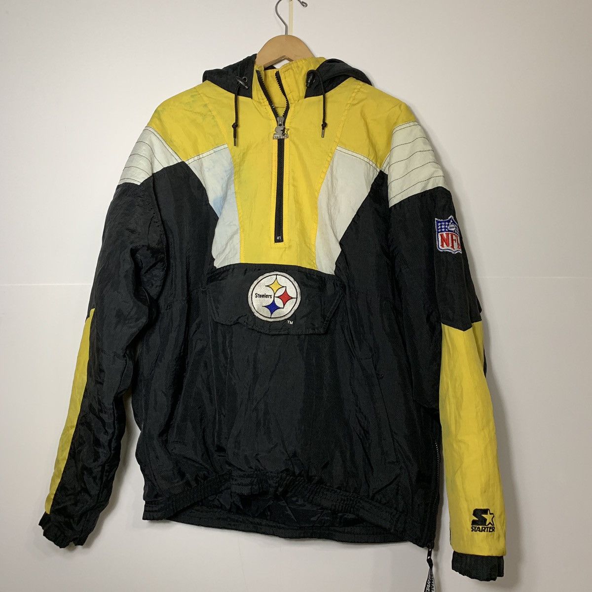 Starter Vintage 90s Pittsburgh Steelers Starter Jacket Pro Line Size US L / EU 52-54 / 3 - 2 Thumbnail