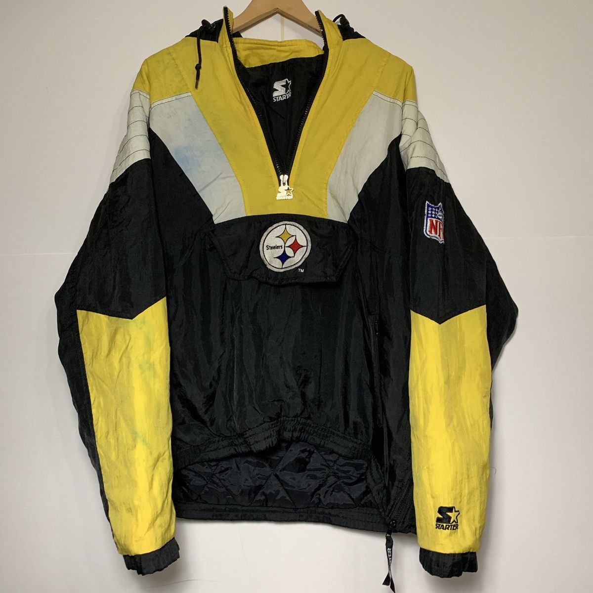 Starter Vintage 90s Pittsburgh Steelers Starter Jacket Pro Line Size US L / EU 52-54 / 3 - 1 Thumbnail