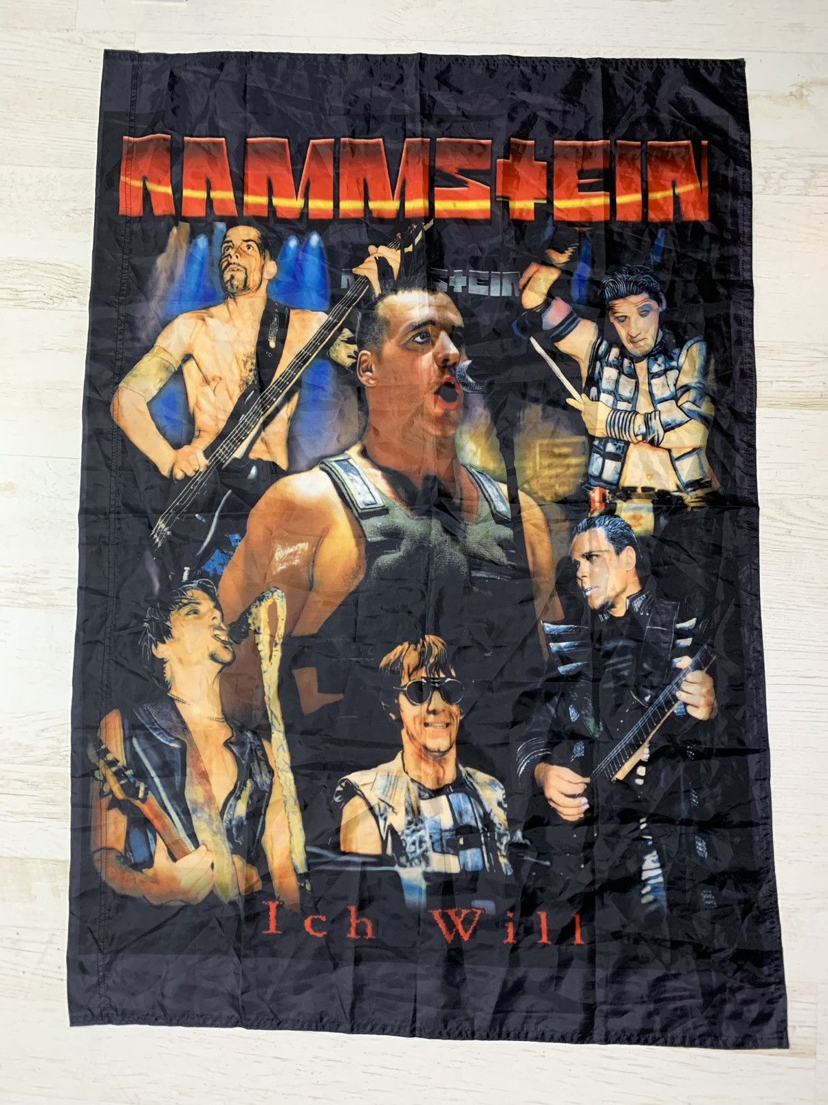 Vintage Vintage Rammstein Flag Banner | Grailed