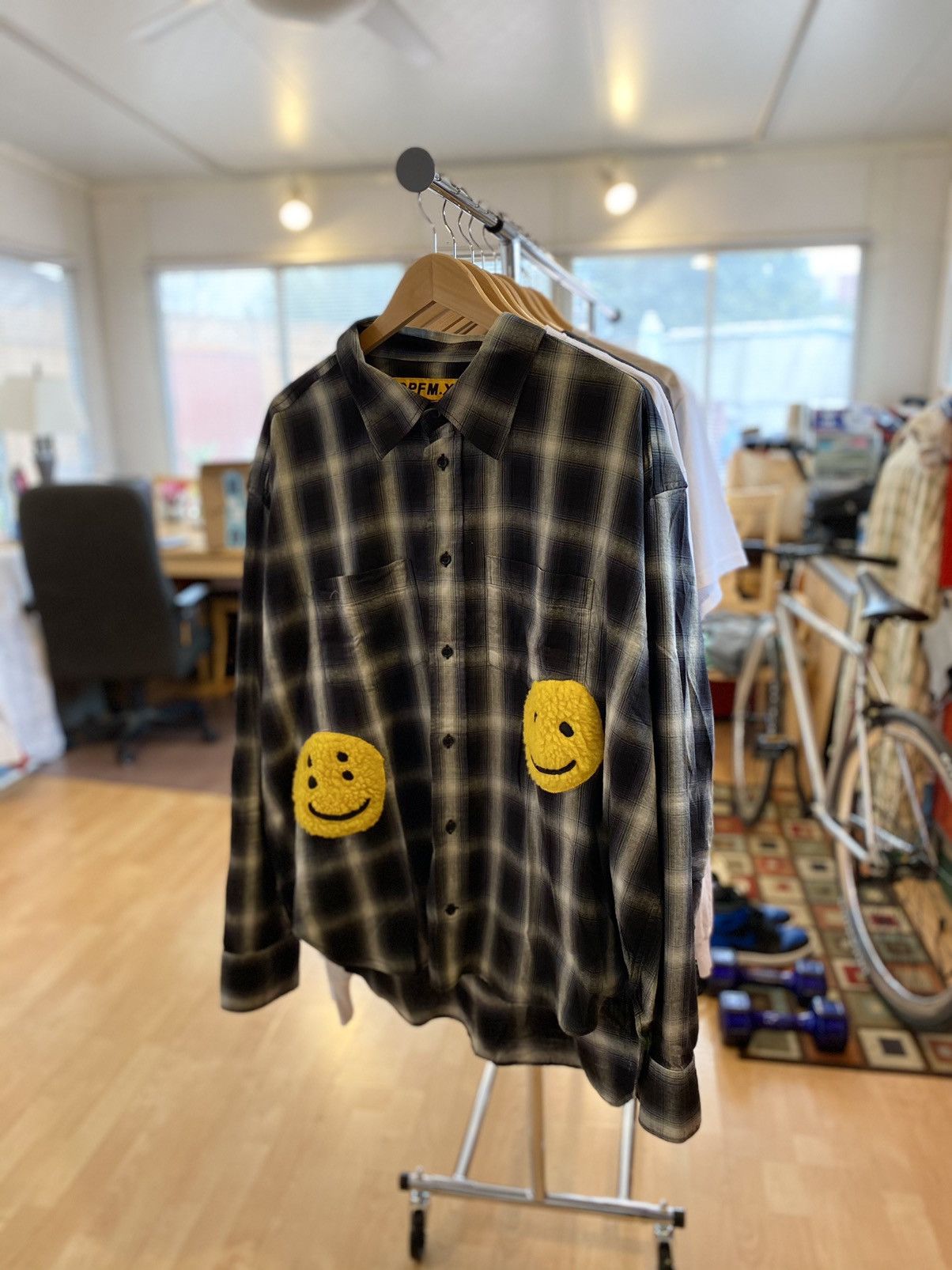 Humanmade CPFM DOUBLE VISION CHECK SHIRT