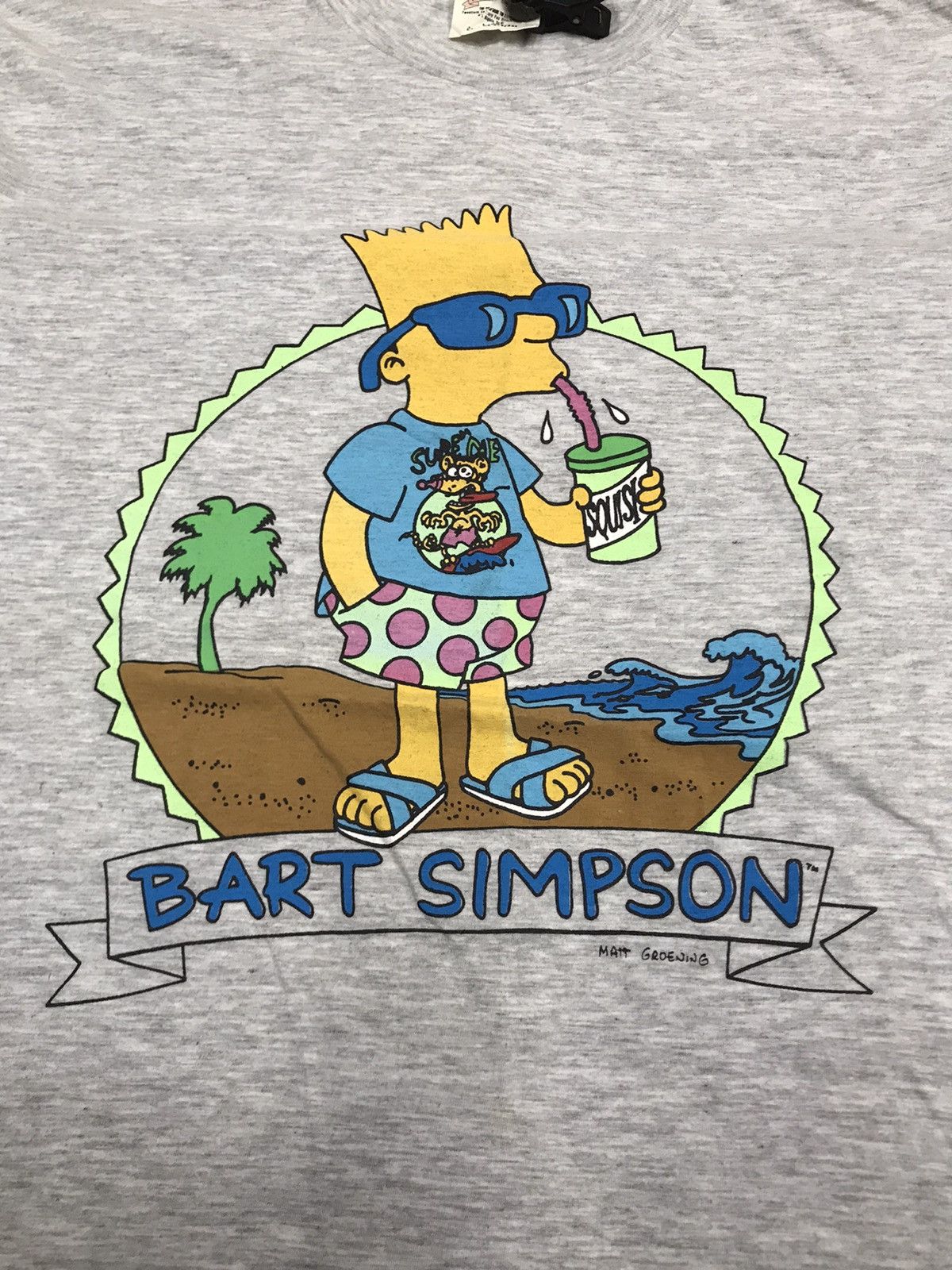 The Simpsons × Vintage Vintage Bart Simpson Matt Groening 1993 Movie T shirt Size US L / EU 52-54 / 3 - 6 Thumbnail