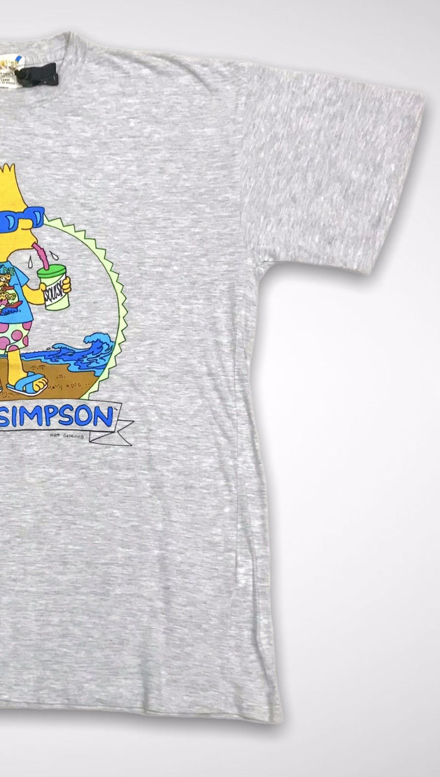 The Simpsons × Vintage Vintage Bart Simpson Matt Groening 1993 Movie T shirt Size US L / EU 52-54 / 3 - 4 Thumbnail