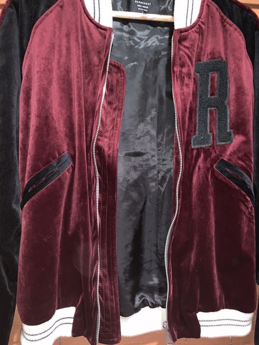 Represent velour sale bomber