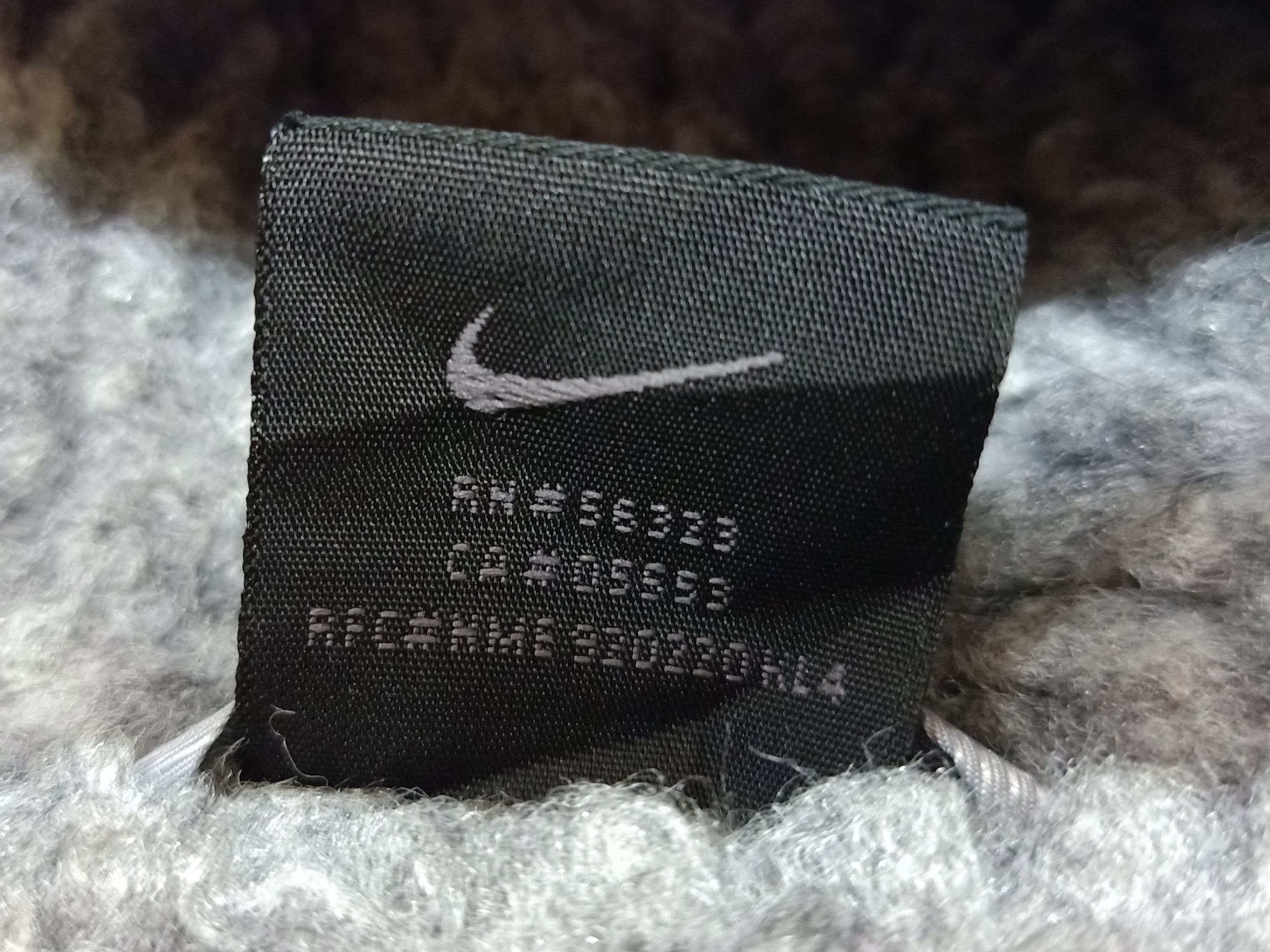 Nike NIKE Embroidered Silver Gray Sherpa Lining Hoodie Parka Size US L / EU 52-54 / 3 - 8 Thumbnail
