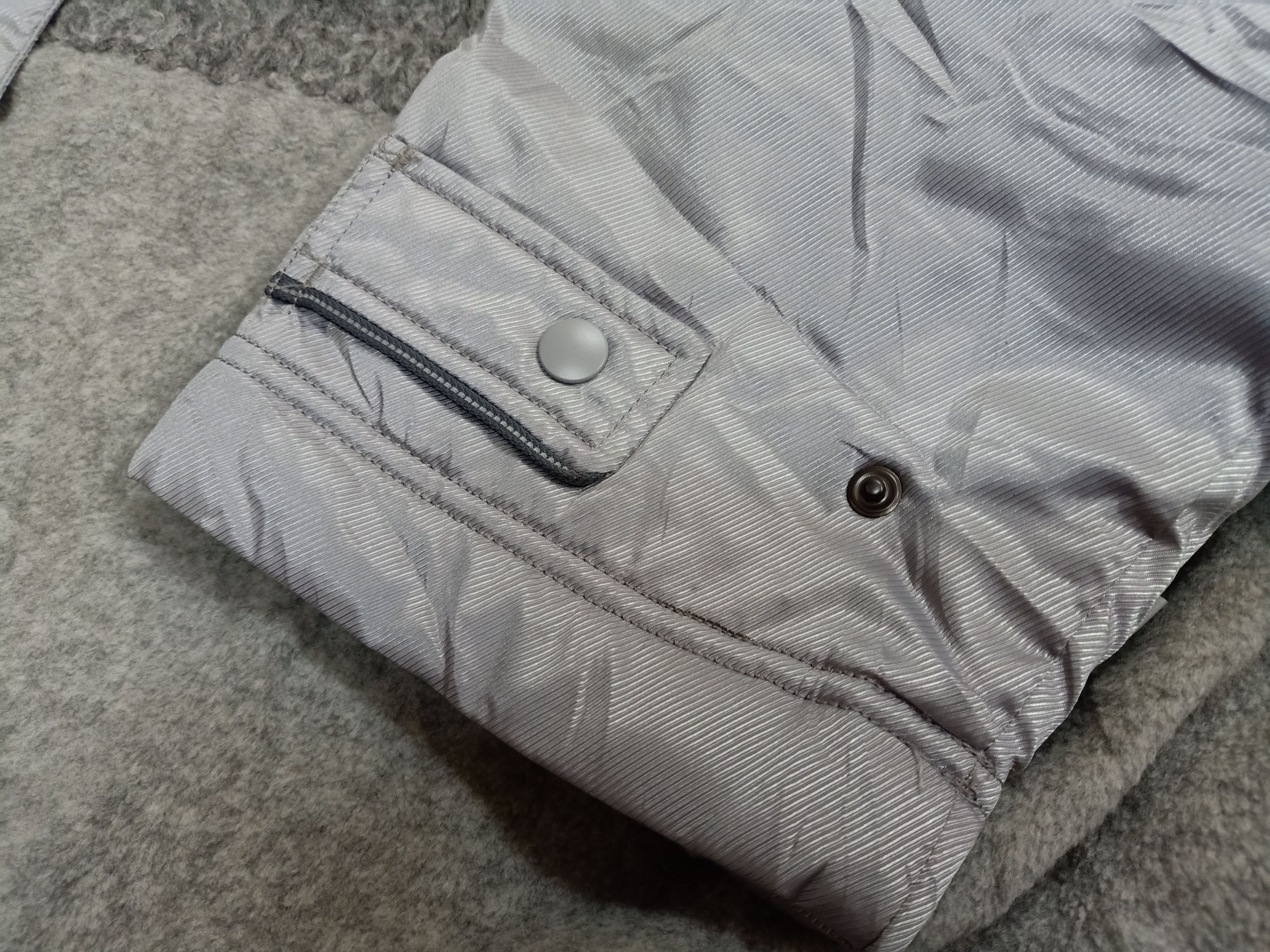 Nike NIKE Embroidered Silver Gray Sherpa Lining Hoodie Parka Size US L / EU 52-54 / 3 - 7 Thumbnail