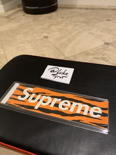 Supreme tiger outlet sticker