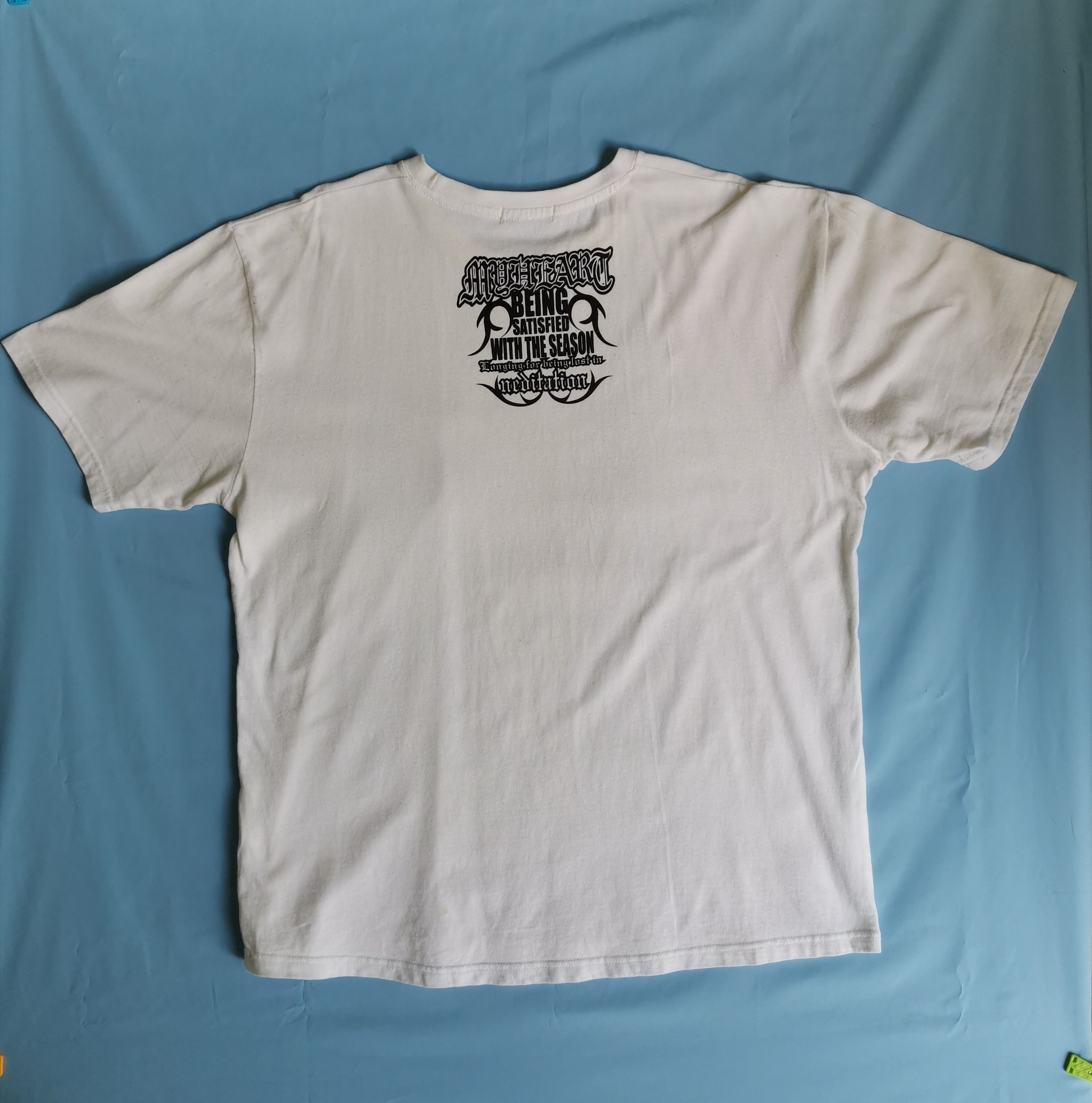 Japanese Brand Being Satisfied with the Season Big Logo T-shirt Size US L / EU 52-54 / 3 - 4 Thumbnail