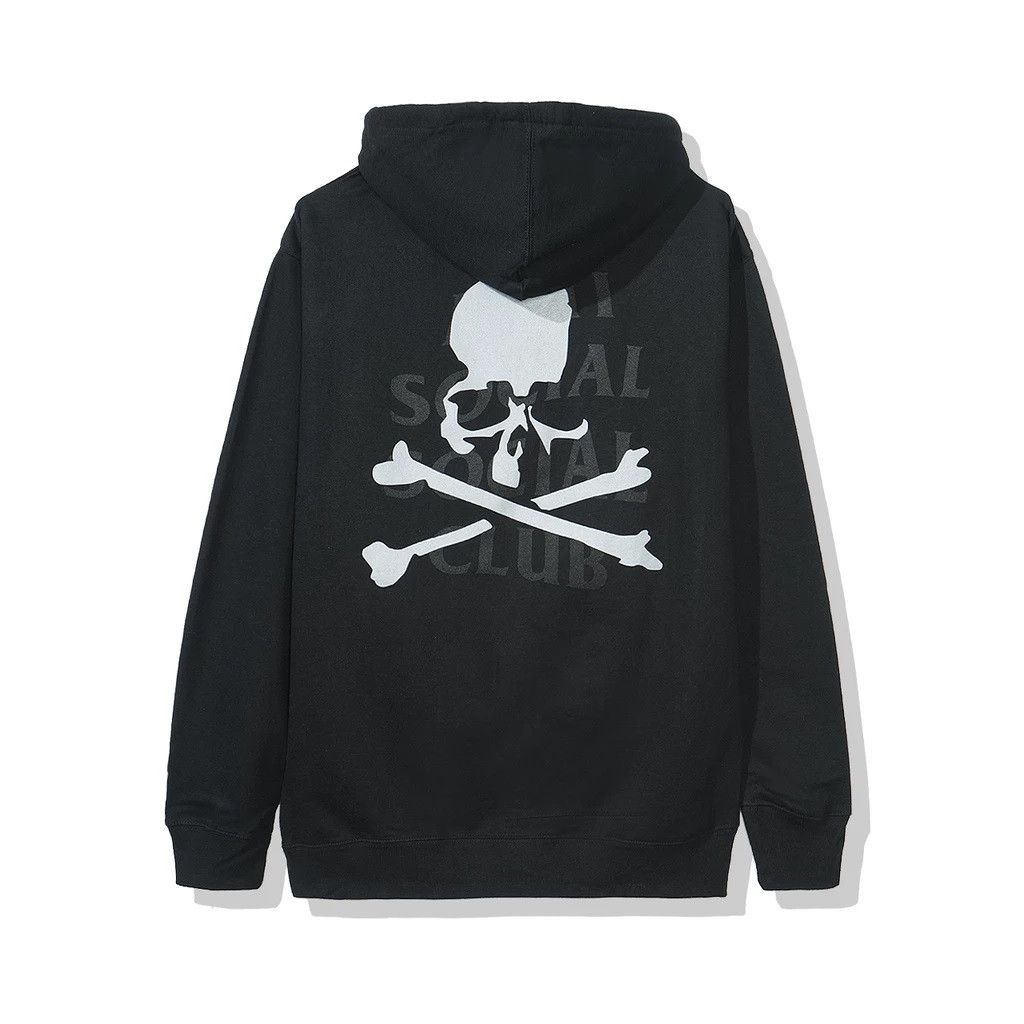 Anti Social Social Club × Mastermind Japan DS Mastermind X ASSC 3M refective Black Hoodie FTP FOG BAPE Size US L / EU 52-54 / 3 - 6 Thumbnail