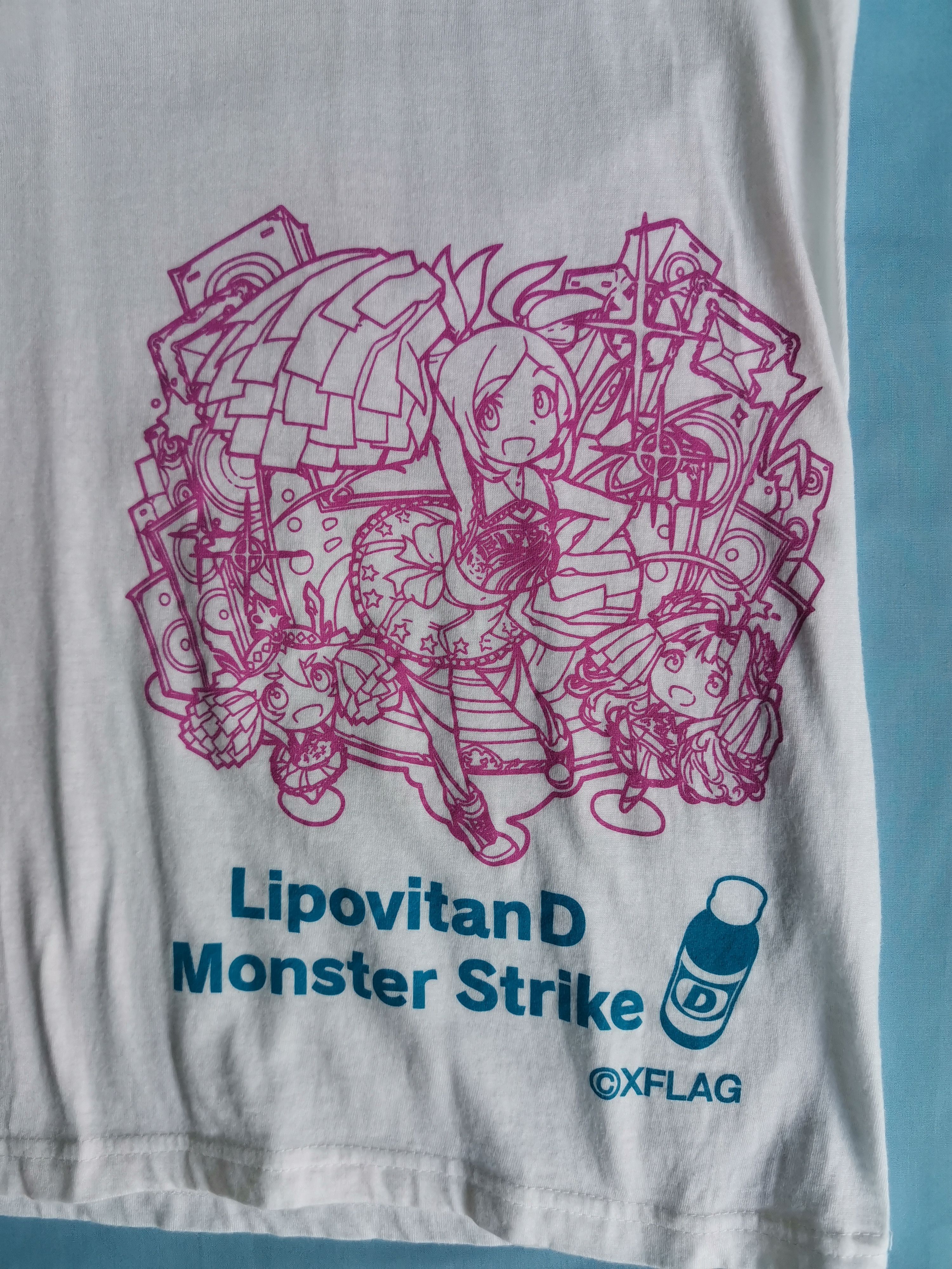 Japanese Brand Lipovitan D Monster Strike T-shirt Size US L / EU 52-54 / 3 - 6 Thumbnail