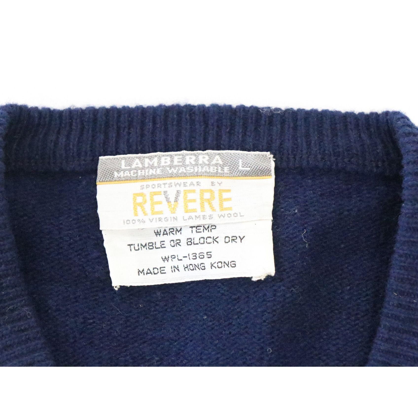 Sportswear Sportswear by Revere Blue Lambs Wool Large Sleeveless Vest Size US L / EU 52-54 / 3 - 3 Thumbnail