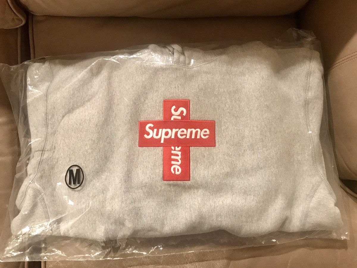 Supreme Supreme Cross Box Logo Hoodie Size US M / EU 48-50 / 2 - 3 Thumbnail
