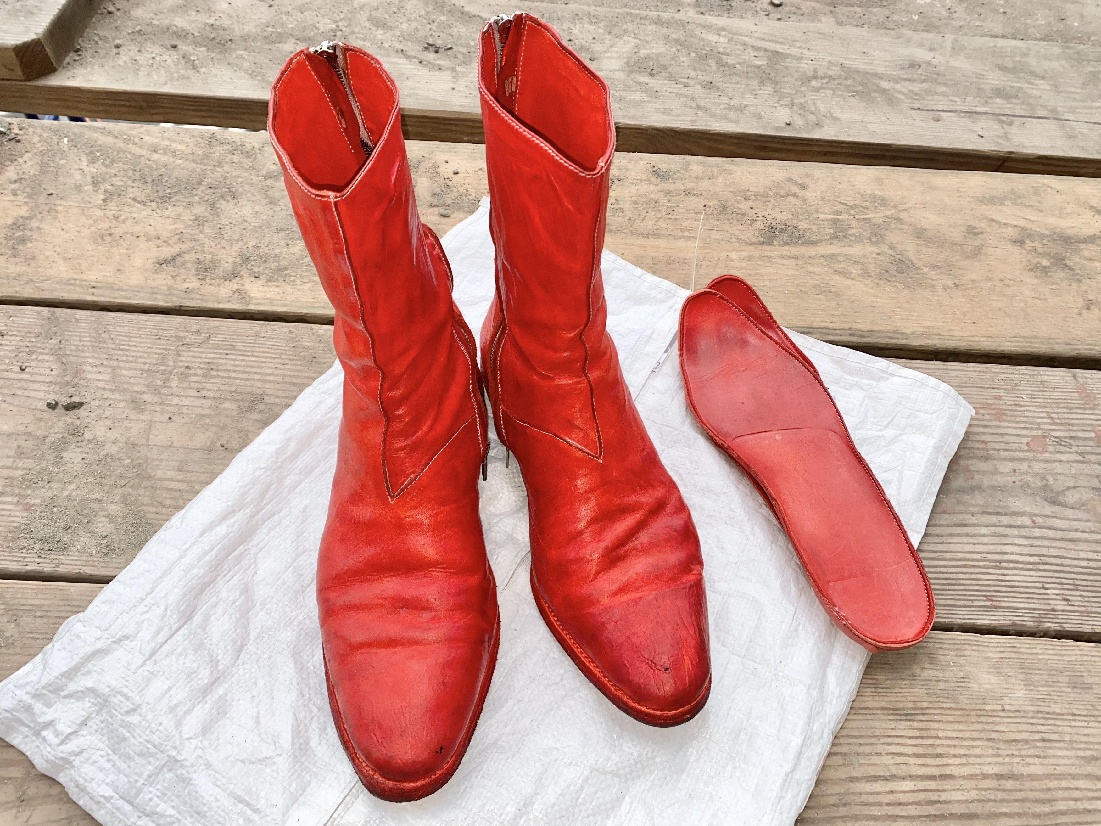 Carol Christian Poell CCP TORNADO BOOTS, ROOMS-PTC/13 - Size CCP