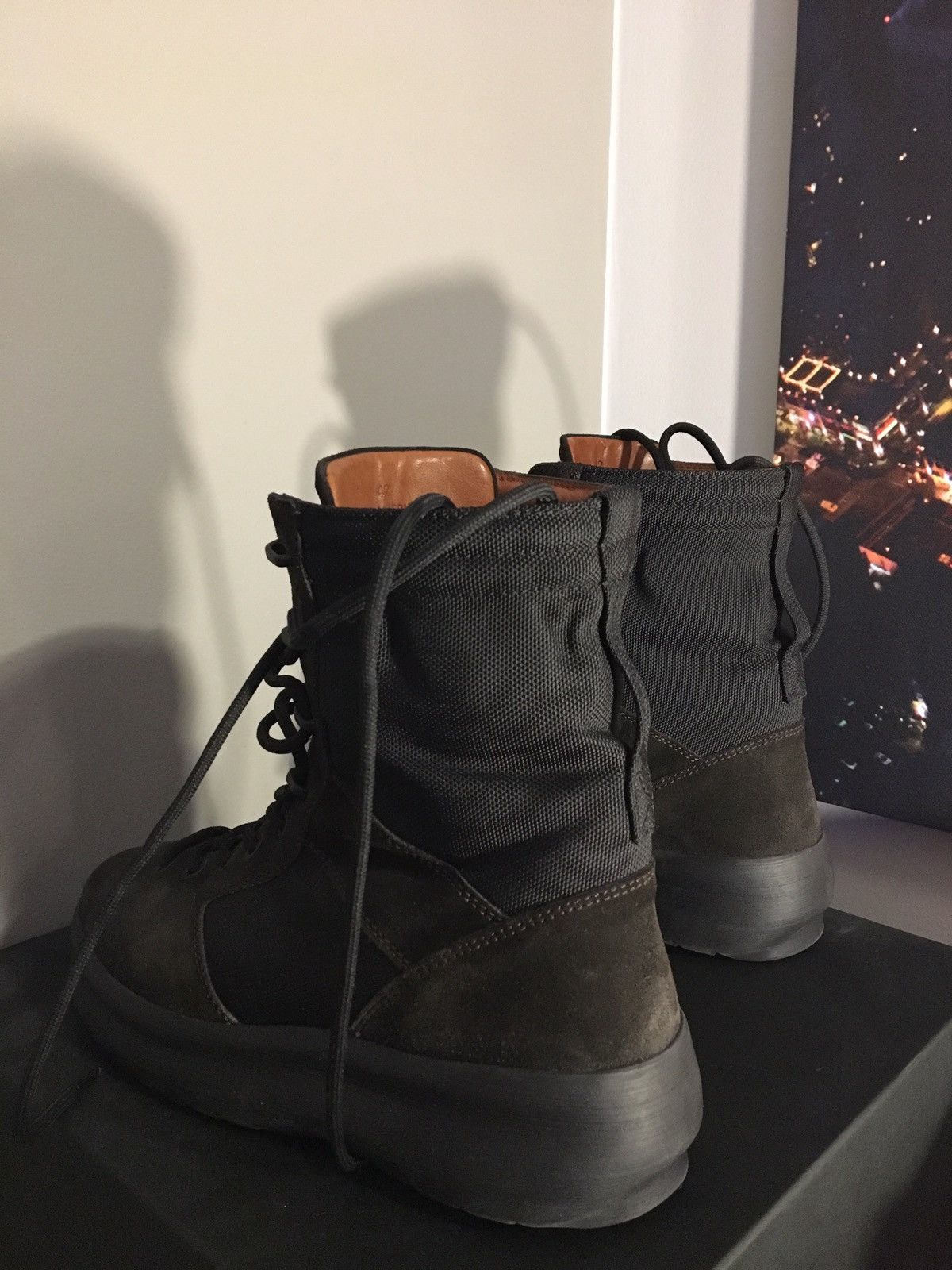 Yeezy Season Season 3 Military Boot Onix Shade Brown Black | Grailed