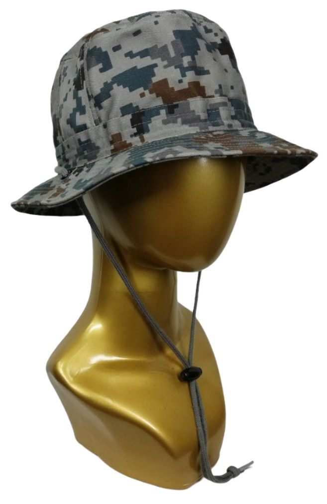 Japanese Brand 🔥Design Military Boonie ACU Digital Tactical Bucket Hat🔥 Size ONE SIZE - 7 Thumbnail