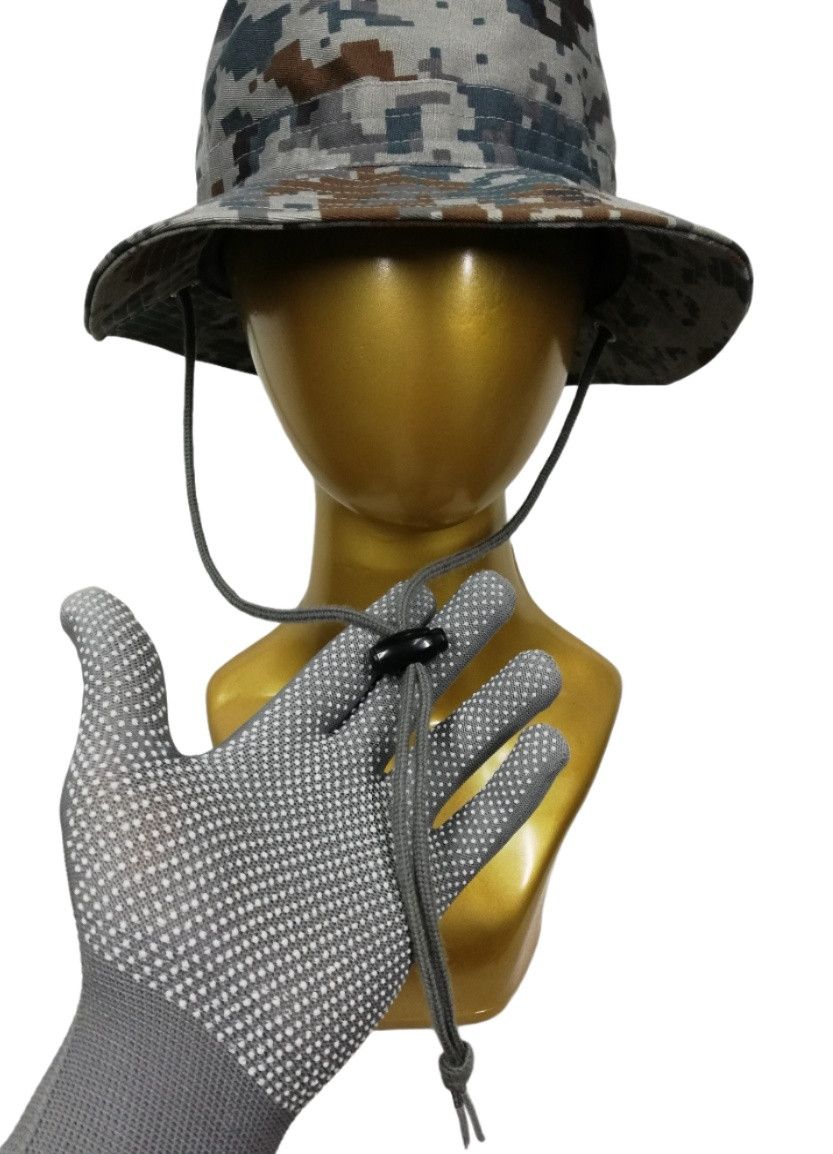 Japanese Brand 🔥Design Military Boonie ACU Digital Tactical Bucket Hat🔥 Size ONE SIZE - 9 Thumbnail