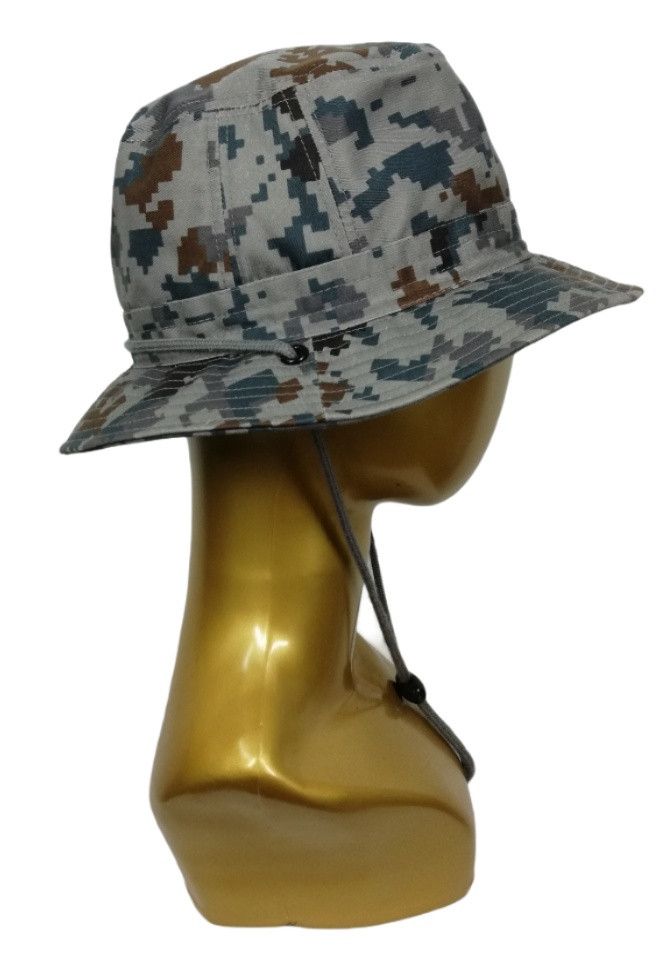 Japanese Brand 🔥Design Military Boonie ACU Digital Tactical Bucket Hat🔥 Size ONE SIZE - 6 Thumbnail