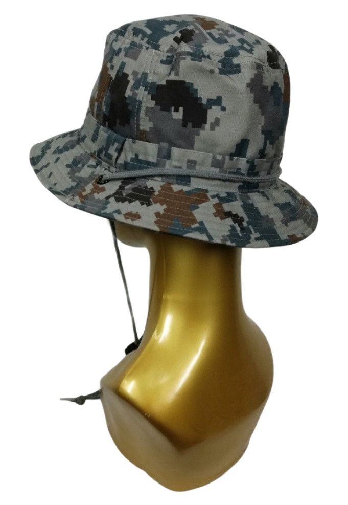 Japanese Brand 🔥Design Military Boonie ACU Digital Tactical Bucket Hat🔥 Size ONE SIZE - 3 Thumbnail
