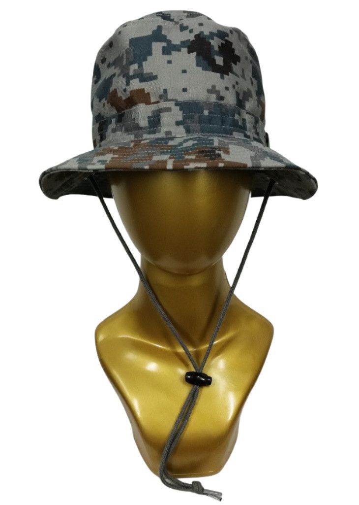 Japanese Brand 🔥Design Military Boonie ACU Digital Tactical Bucket Hat🔥 Size ONE SIZE - 8 Thumbnail