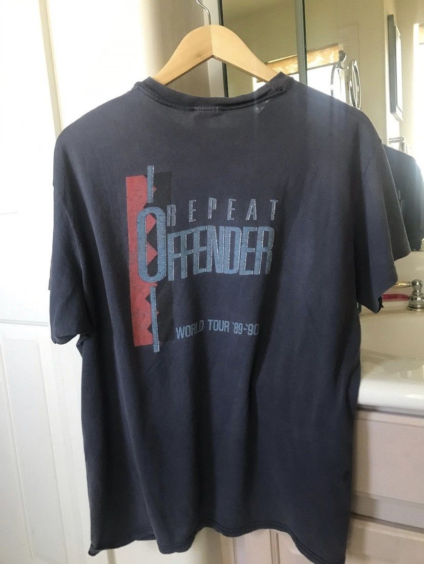 Band Tees Vintage Richard Marx ‘Repeat Offender’ World Tour 89-90 Tee Size US L / EU 52-54 / 3 - 10 Thumbnail