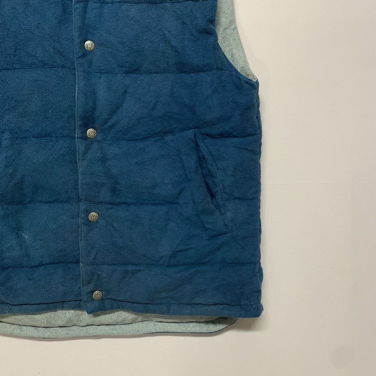 Blue Blue Japan × Japanese Brand × Vintage 💥💥Vintage Blue Blue Japan Puffer Vest Designer Sleeveless Size US M / EU 48-50 / 2 - 3 Thumbnail