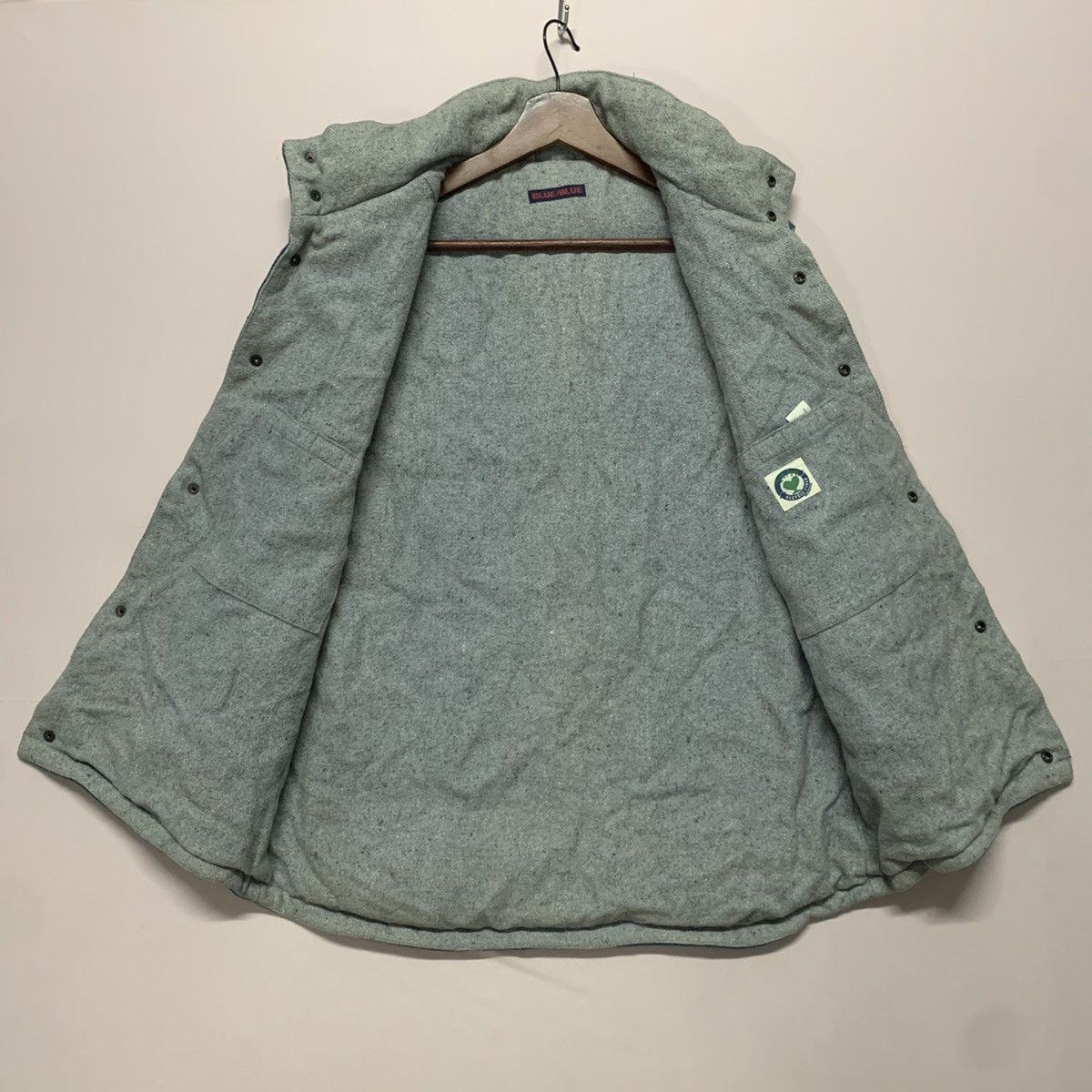 Blue Blue Japan × Japanese Brand × Vintage 💥💥Vintage Blue Blue Japan Puffer Vest Designer Sleeveless Size US M / EU 48-50 / 2 - 5 Thumbnail