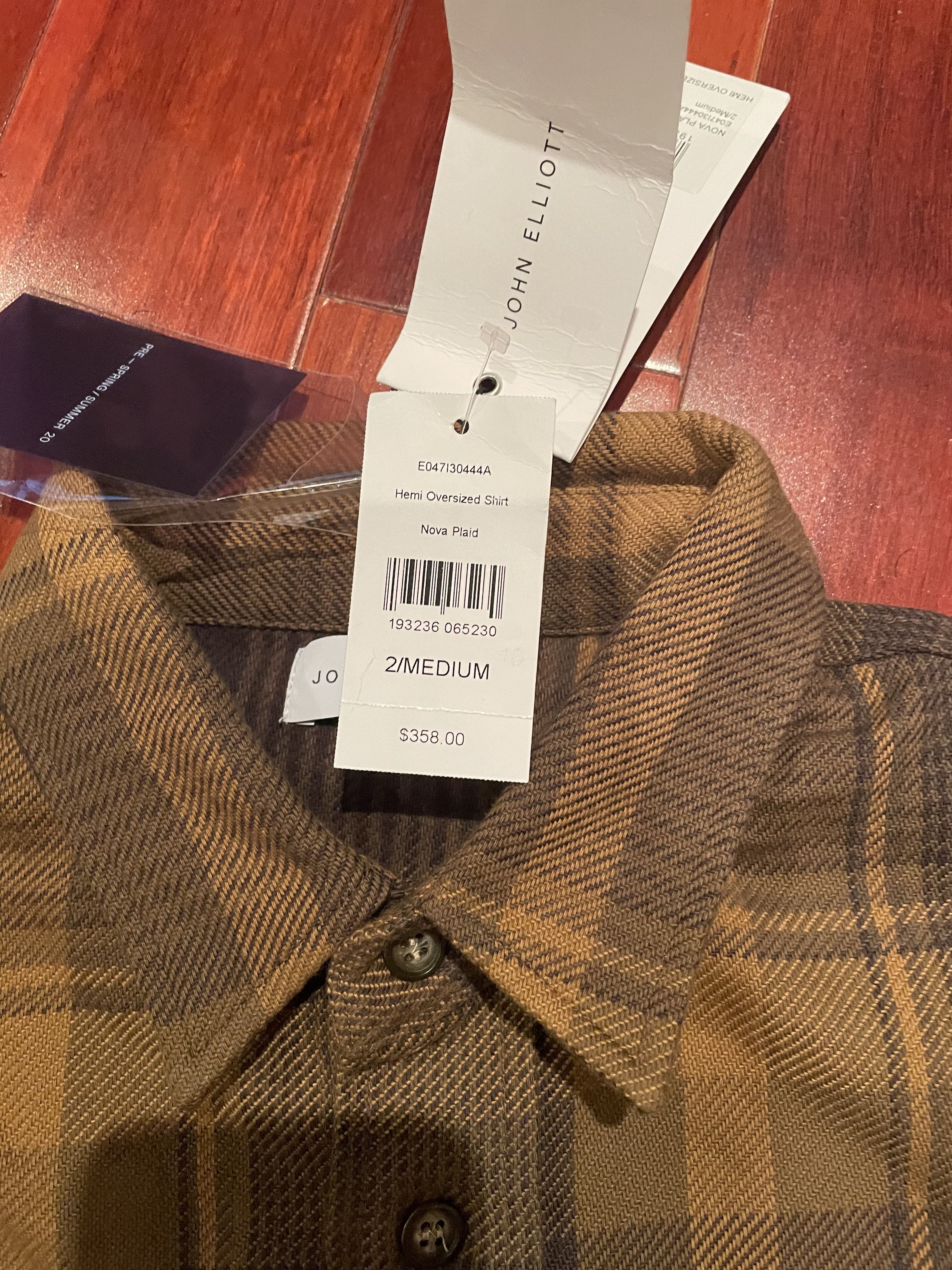 John Elliott John Elliott Hemi Oversized Nova Plaid Shirt Size US M / EU 48-50 / 2 - 6 Thumbnail