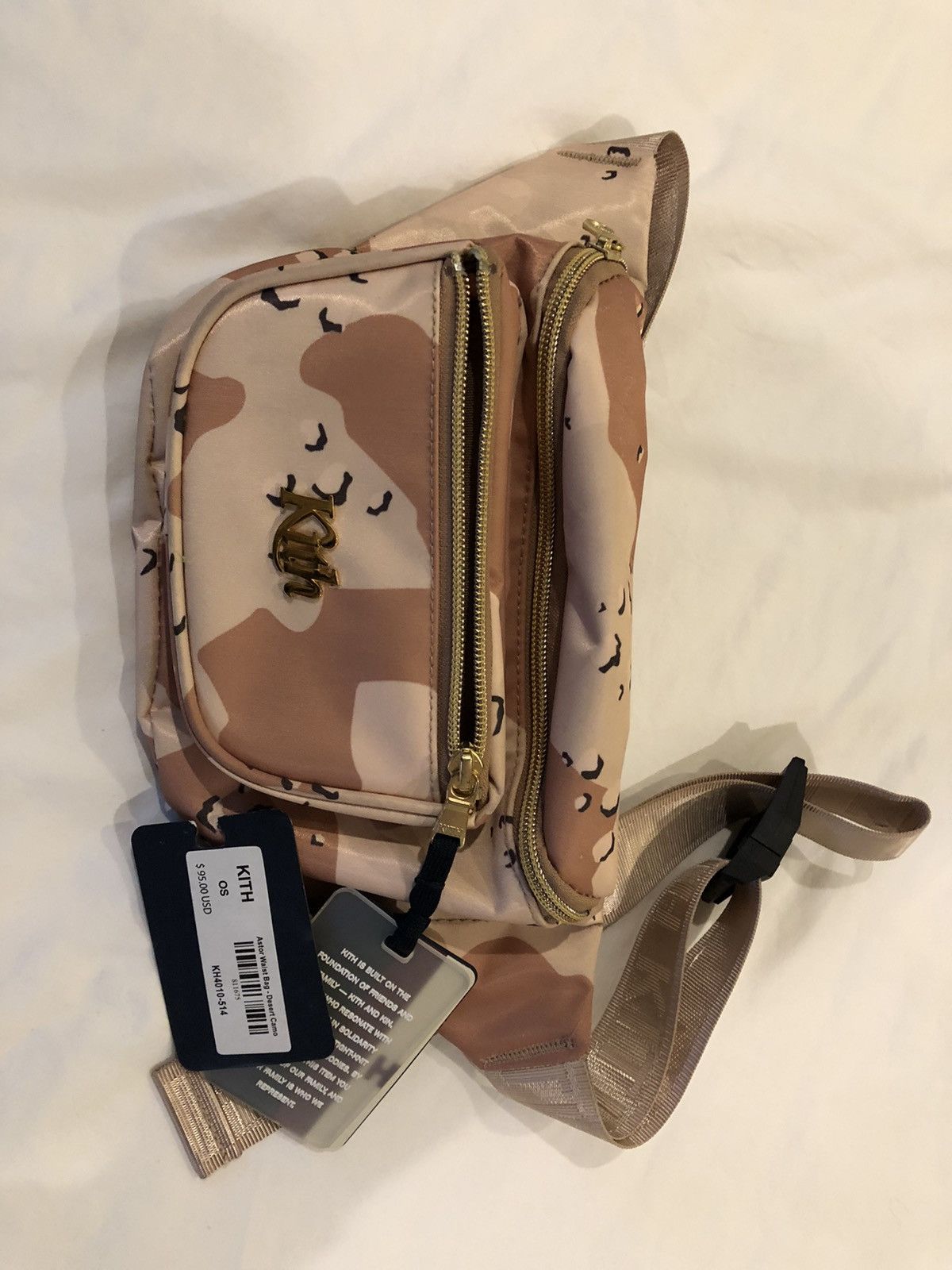 Kith [LAST DROP] KITH Astor Waist Bag - Desert Camo | Grailed