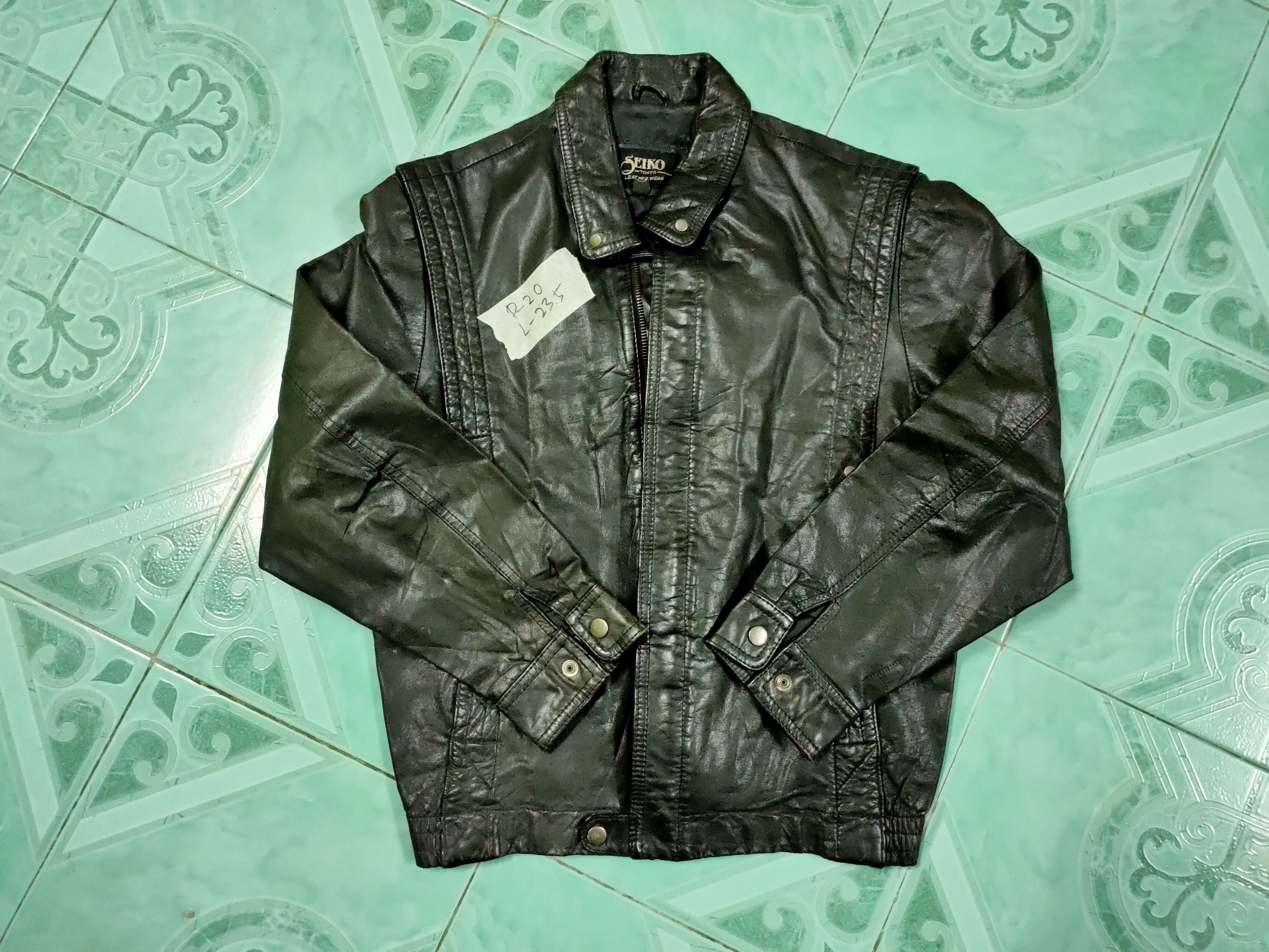 Japanese Brand × Seiko × Vintage VTG JAPAN LEATHER JACKET