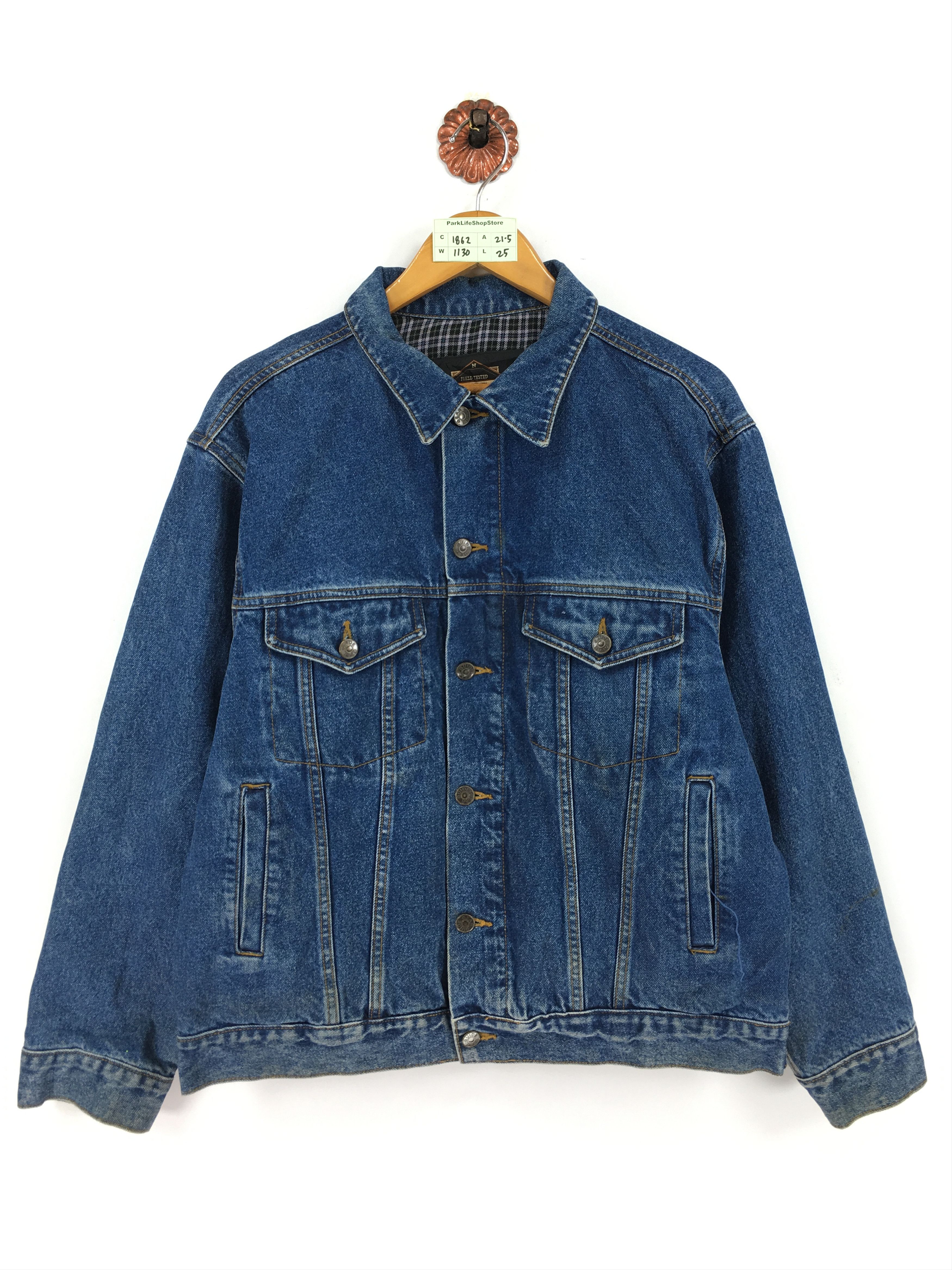 Vintage Guide Gear Trucker Denim Jeans Jacket Size M