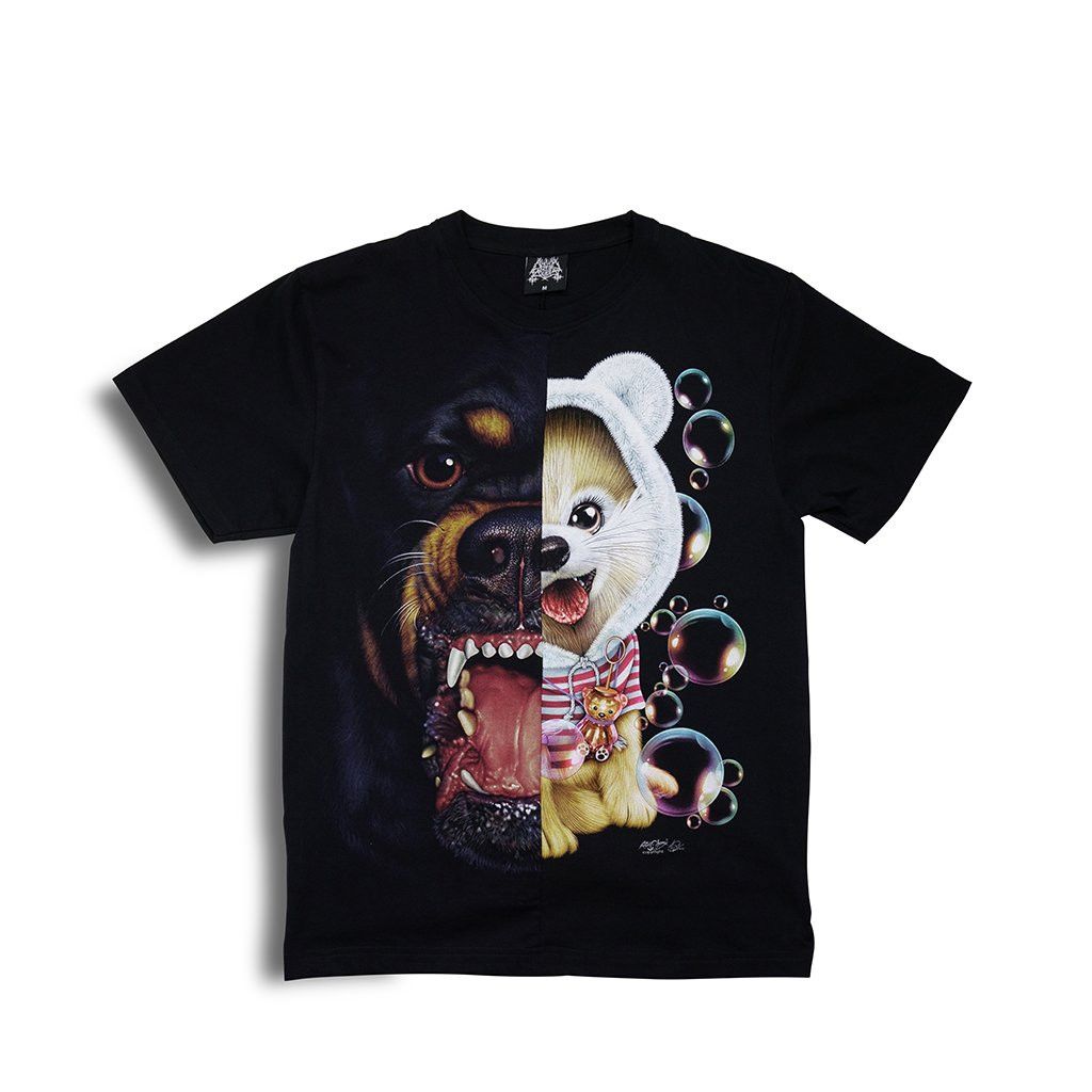 Designer Sucuk & Bratwurst "Cute + Evil" T-Shirt Size US L / EU 52-54 / 3 - 1 Thumbnail