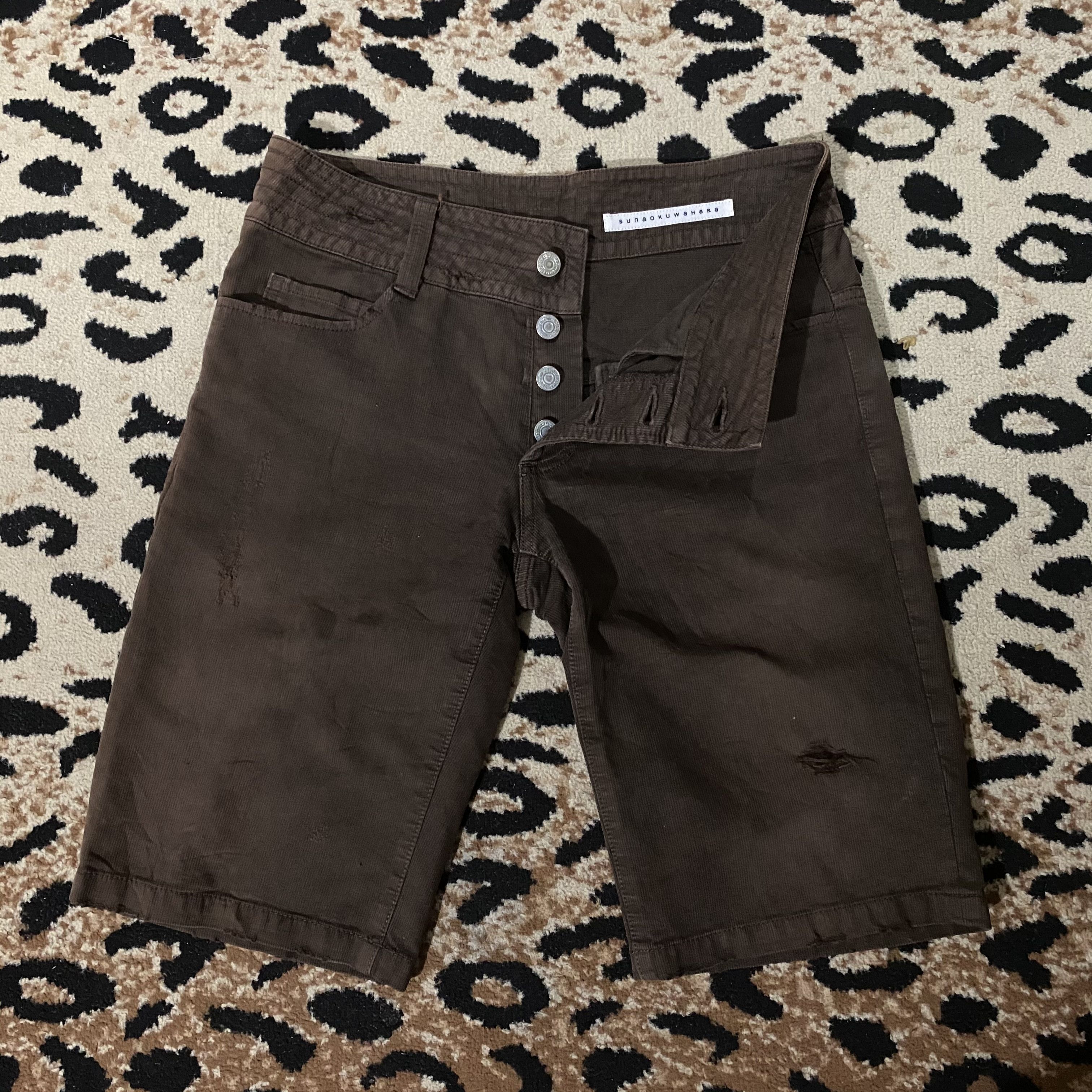 Issey Miyake Sunao Kuwahara Issey Miyake Distressed Shorts Pants Size US 30 / EU 46 - 1 Thumbnail