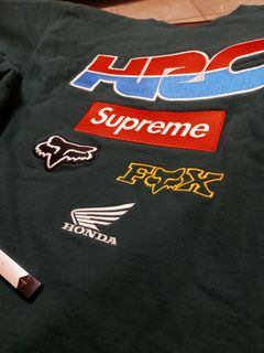 Supreme Large Supreme Honda Fox Racing Crewneck | Grailed