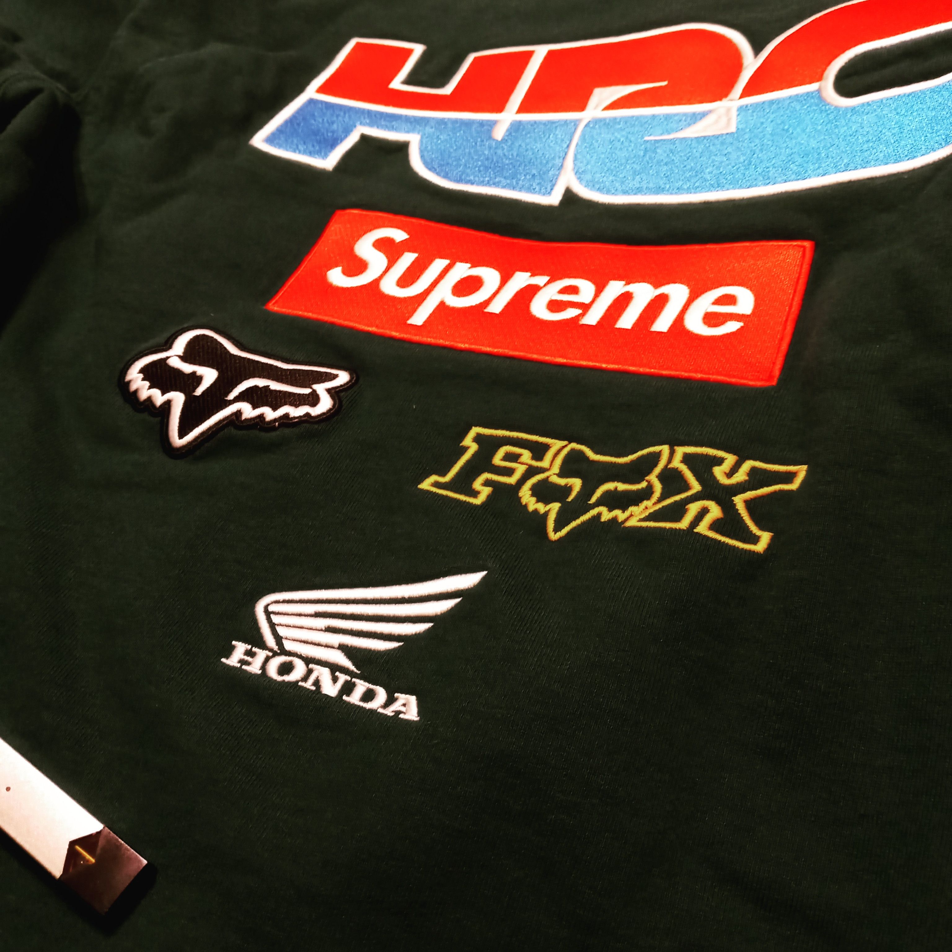Fox Racing × Honda × Supreme Large Supreme Honda Fox Racing 