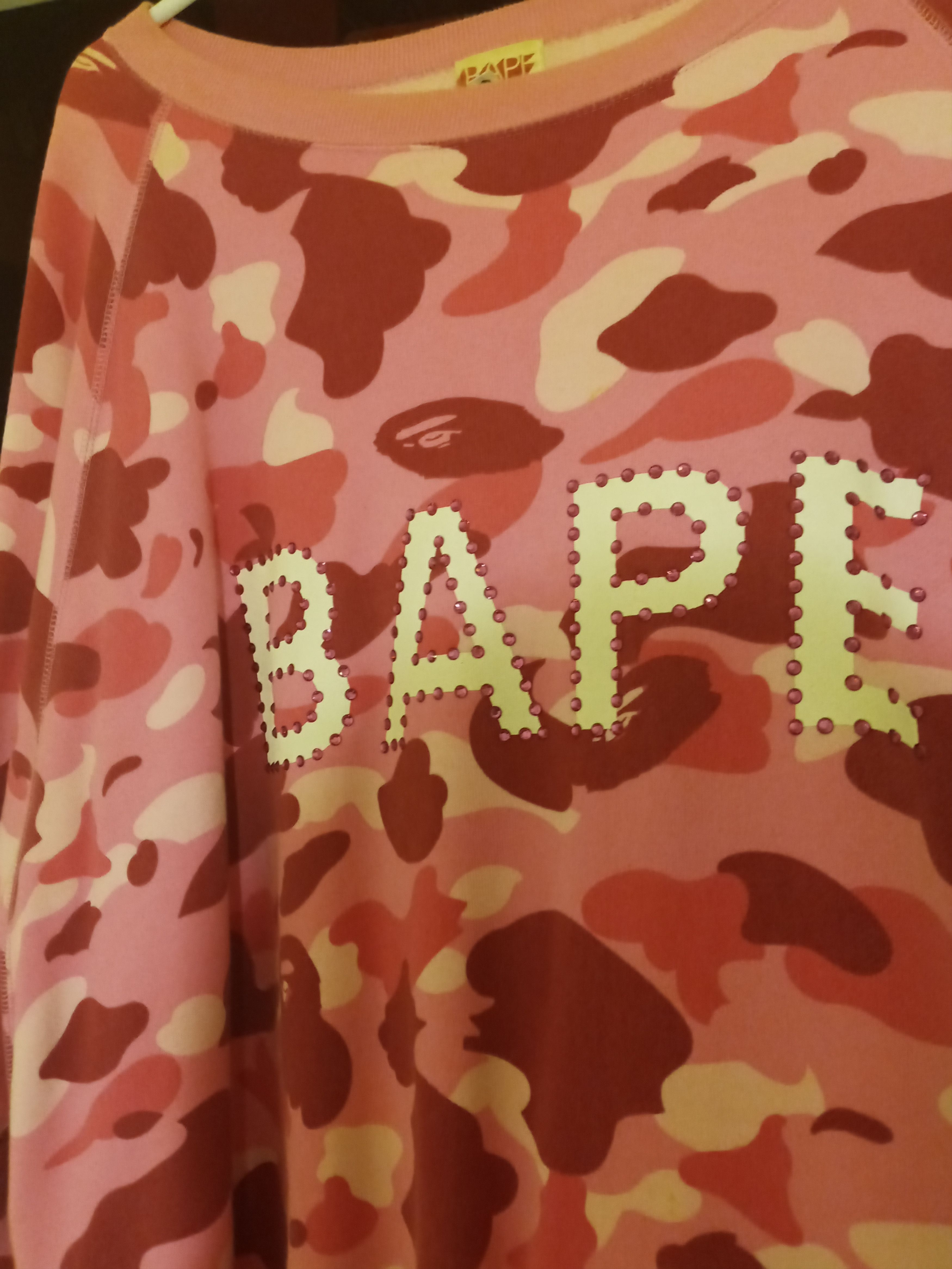Bape Pink Swarovski | Grailed