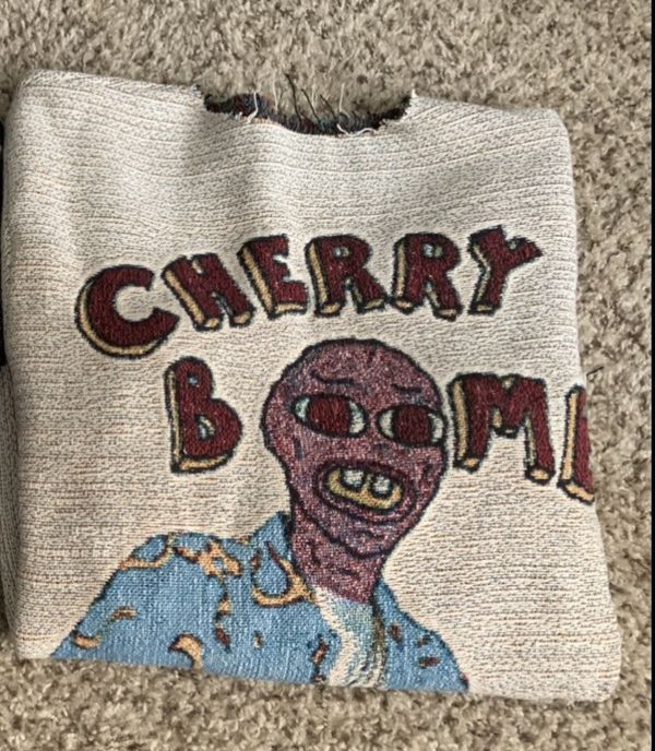 Odd Future SKYCO STUDIOS CHERRY BOMB TAPESTRY SWEATER Grailed