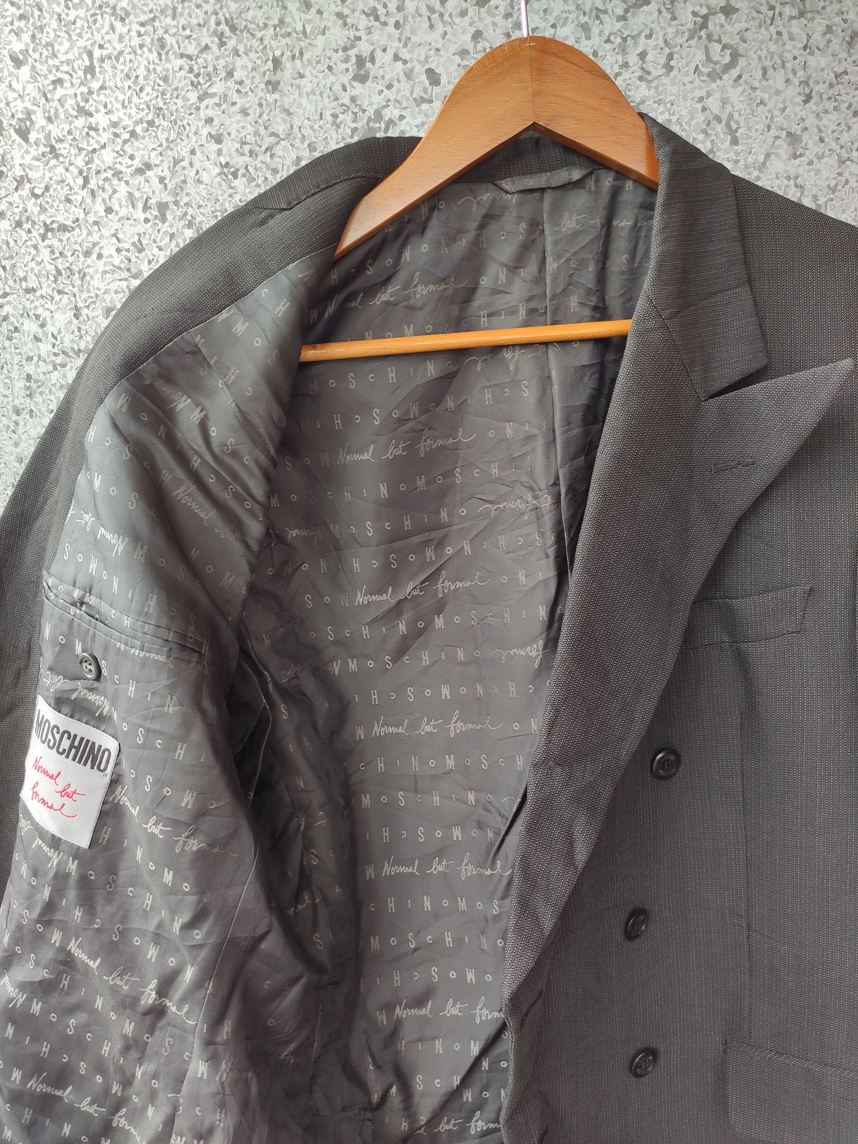 Moschino VINTAGE MOSCHINO BLAZER JACKET Size 46R - 6 Thumbnail