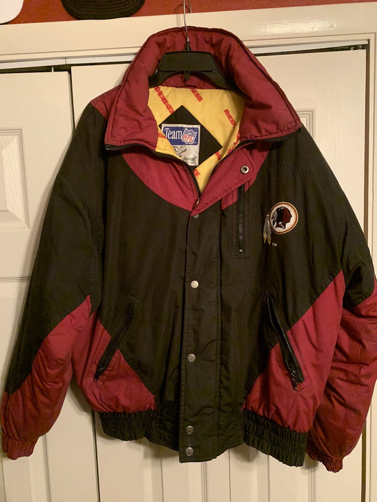 Vintage Washington Redskins NFL Triple Fat Goose Jacket | Grailed