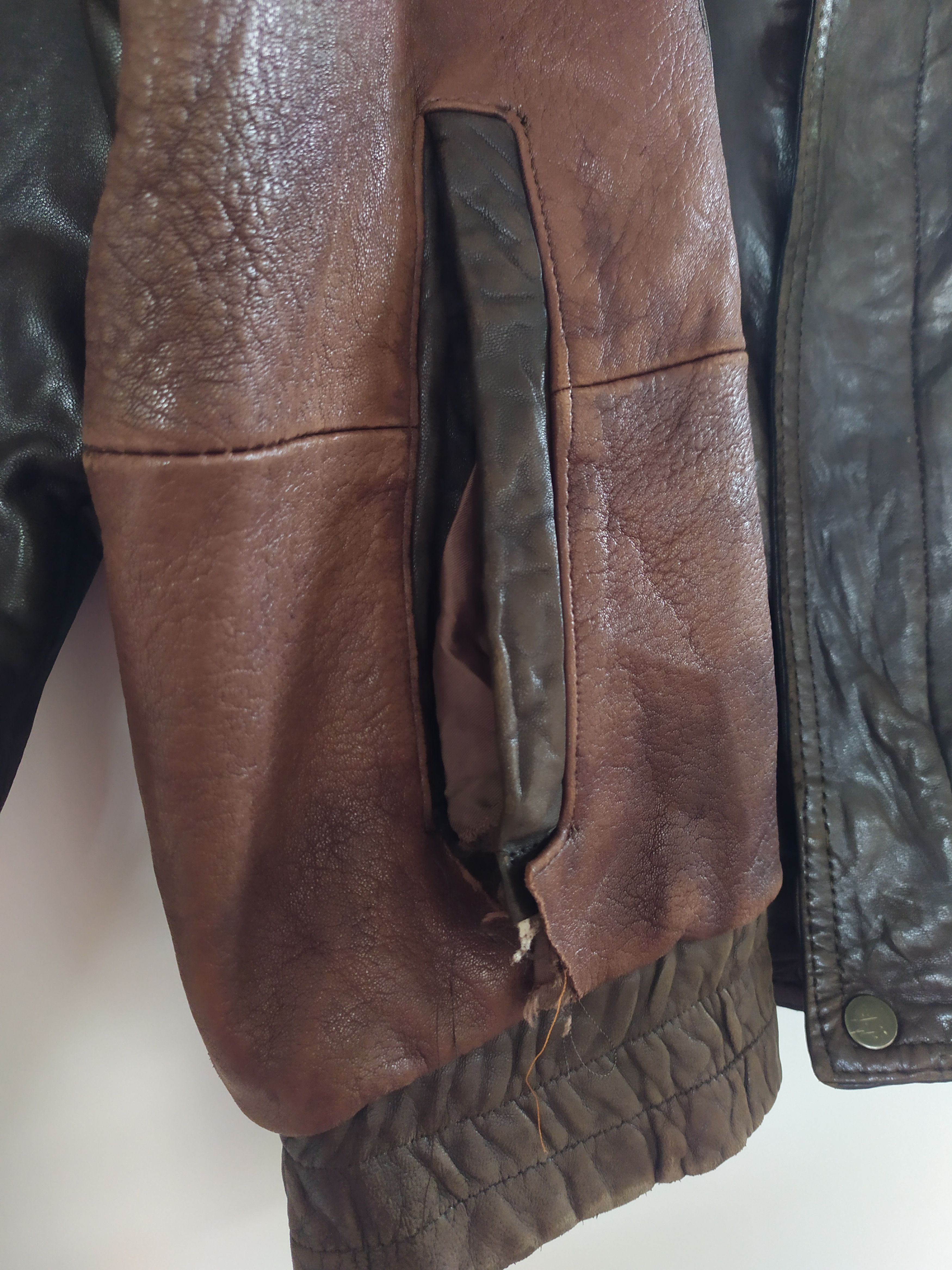 Designer × Valentino Vintage VALENTINO Leather Jacket Size US L / EU 52-54 / 3 - 9 Thumbnail