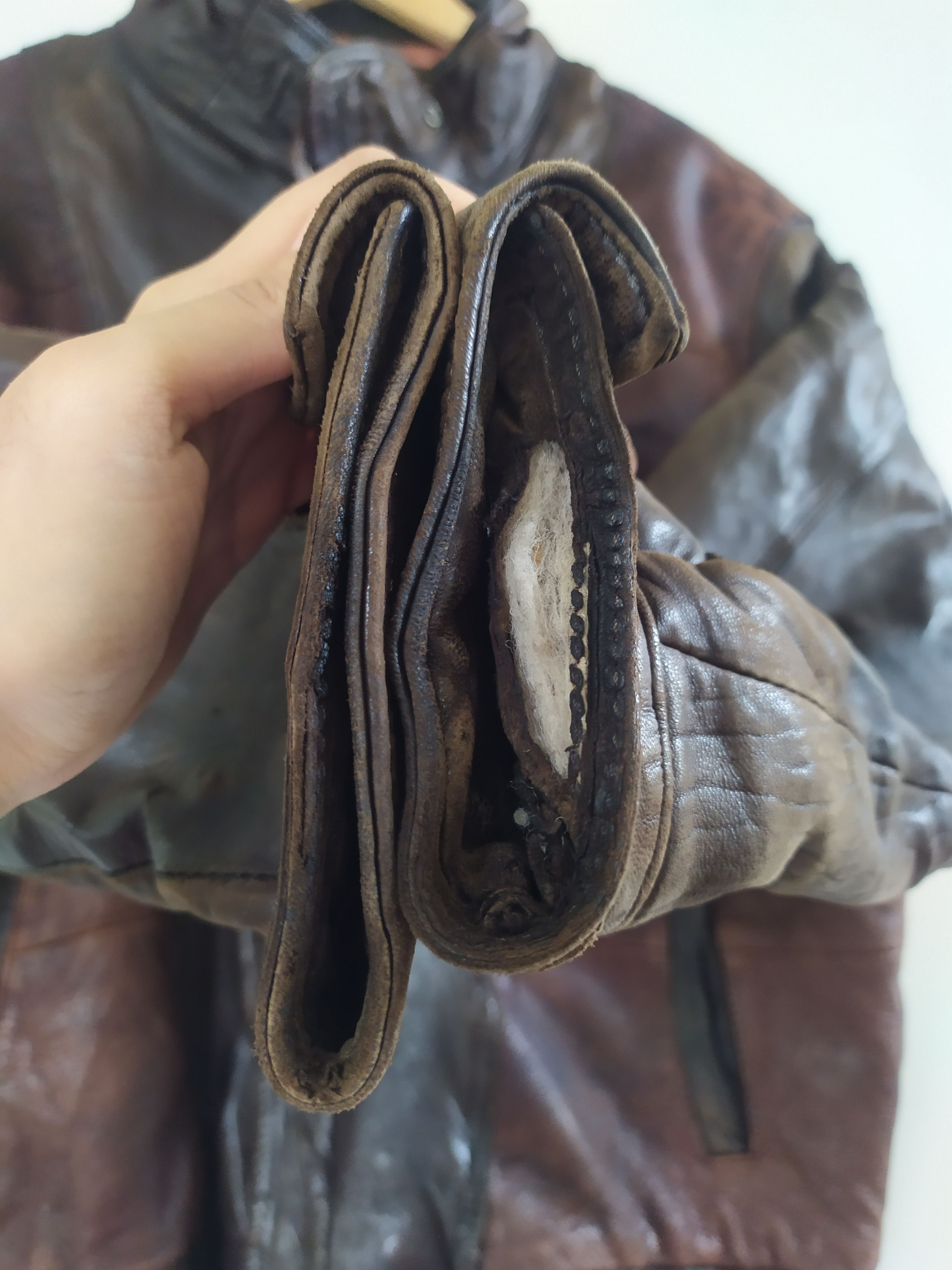 Designer × Valentino Vintage VALENTINO Leather Jacket Size US L / EU 52-54 / 3 - 10 Thumbnail