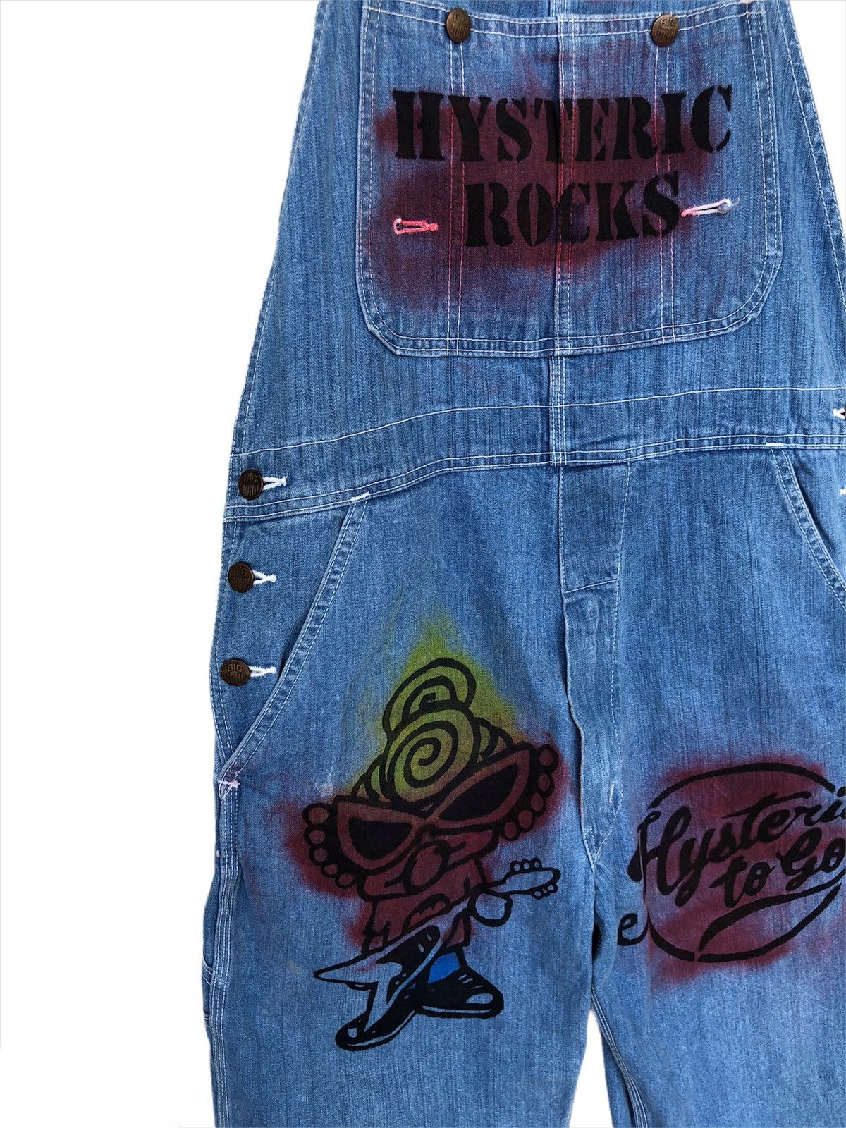 Hysteric Glamour Hysteric Glamour 🇯🇵 Painter Art Indigo Work Overalls Size US 34 / EU 50 - 5 Thumbnail