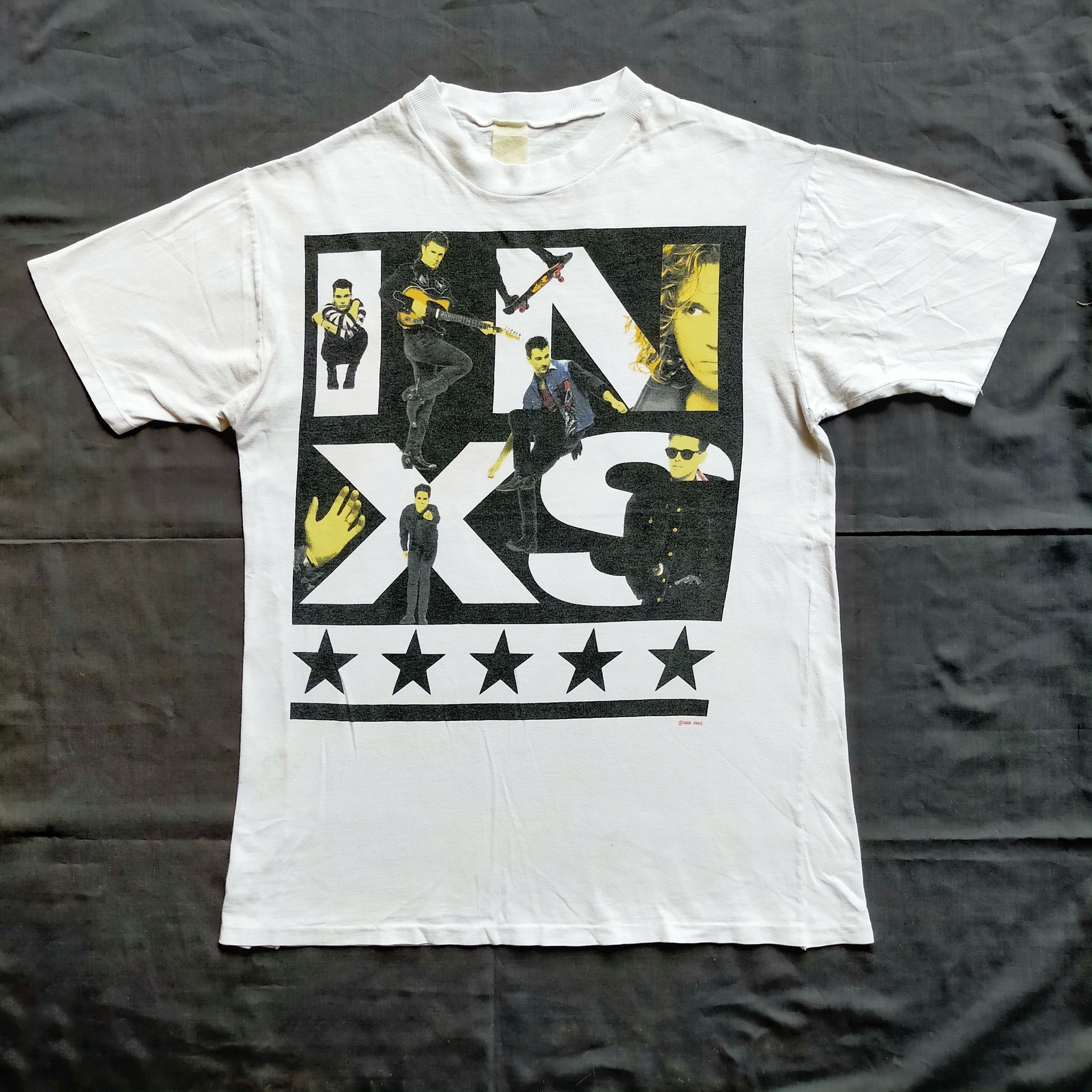Band Tees × Vintage Vintage 80s Inxs band tee | Grailed 