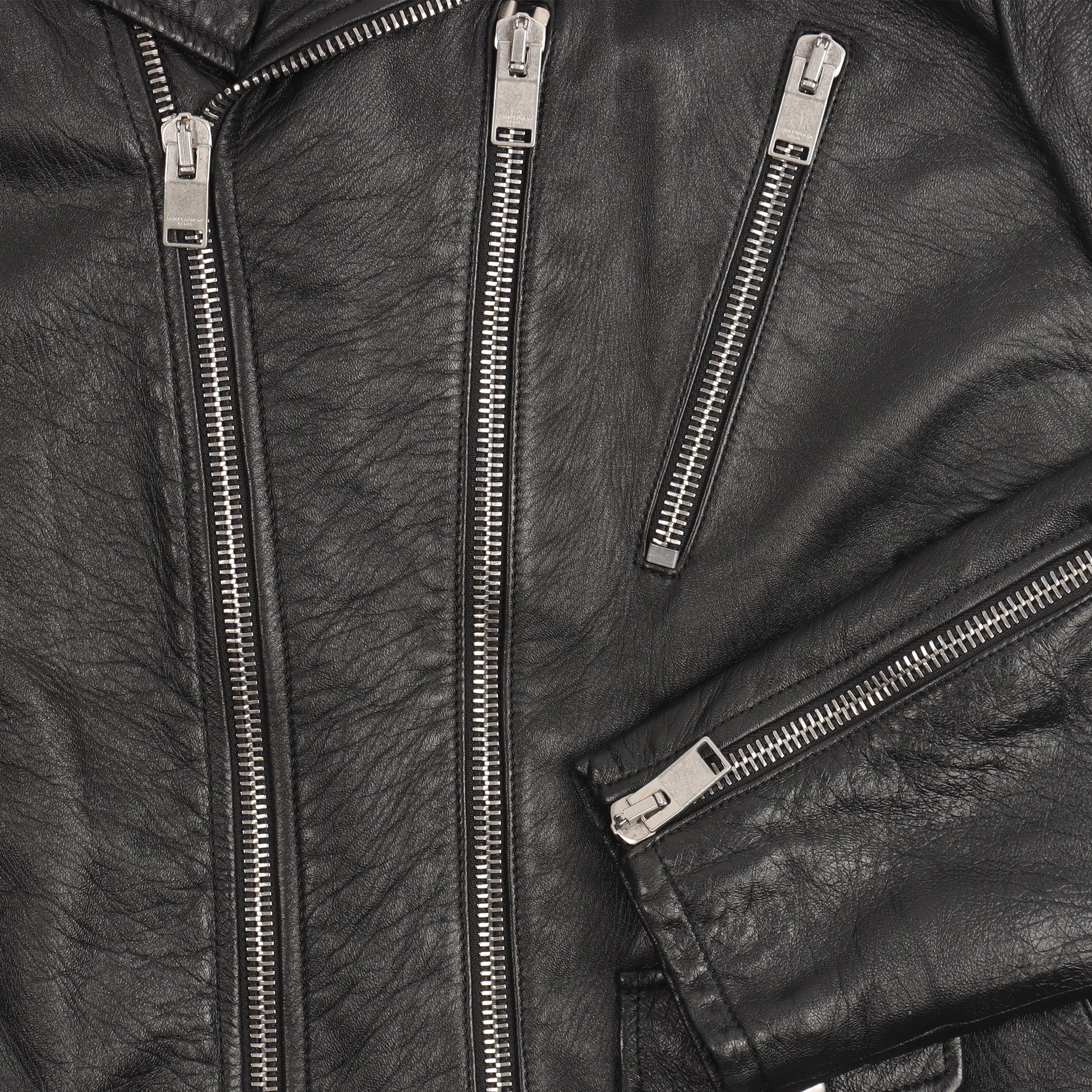 Saint Laurent Paris Saint Laurent Blood Lust Leather Jacket (2016) Size US XL / EU 56 / 4 - 3 Thumbnail