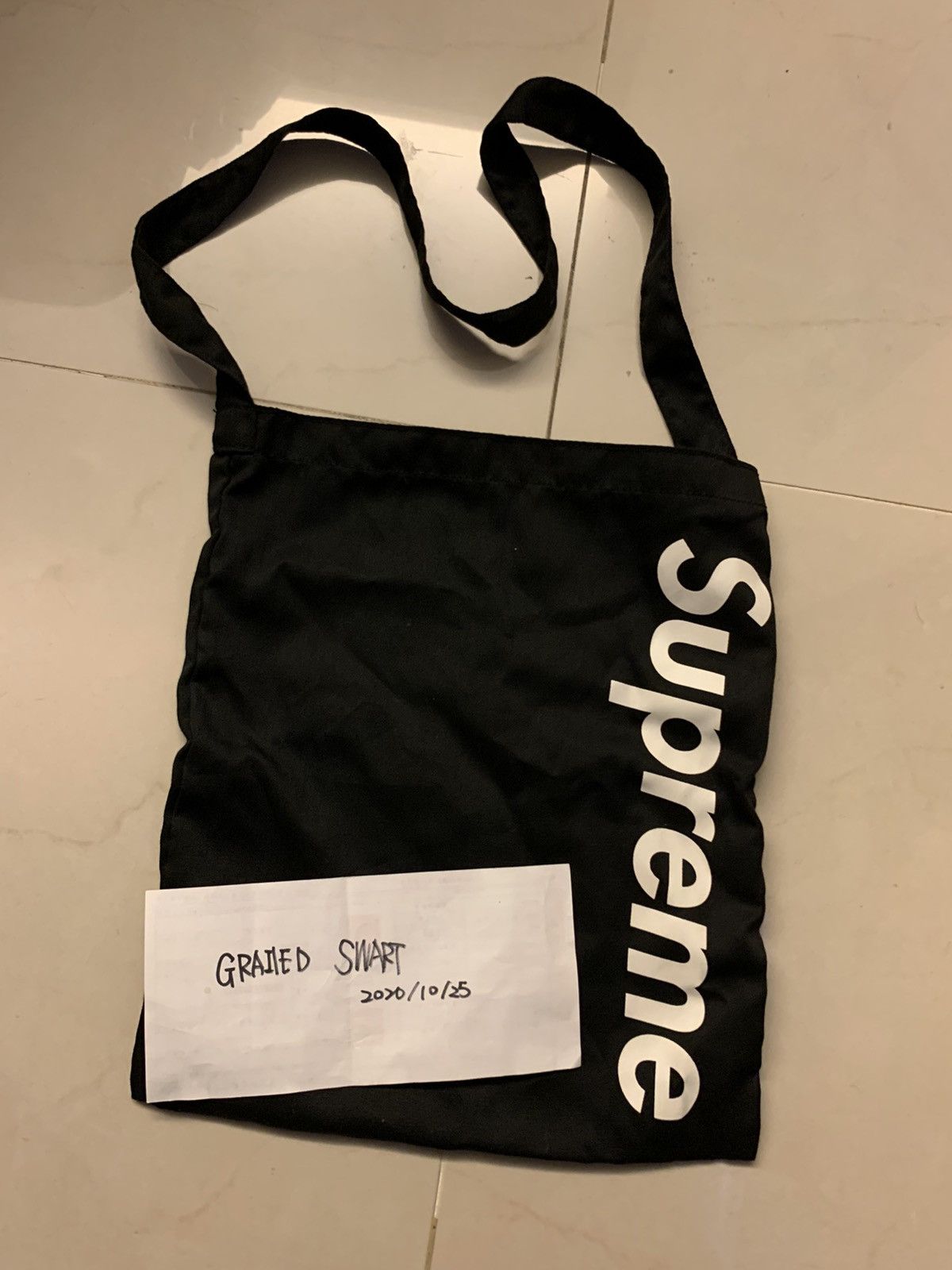 Supreme Canvas Tote Black