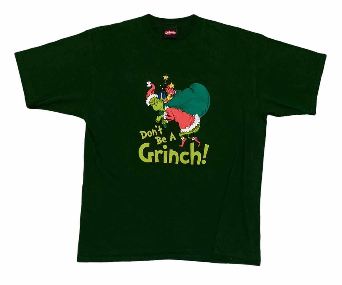 Rare Vintage Cartoon Movie Dr Seuss Grinch T-shirt 2000s