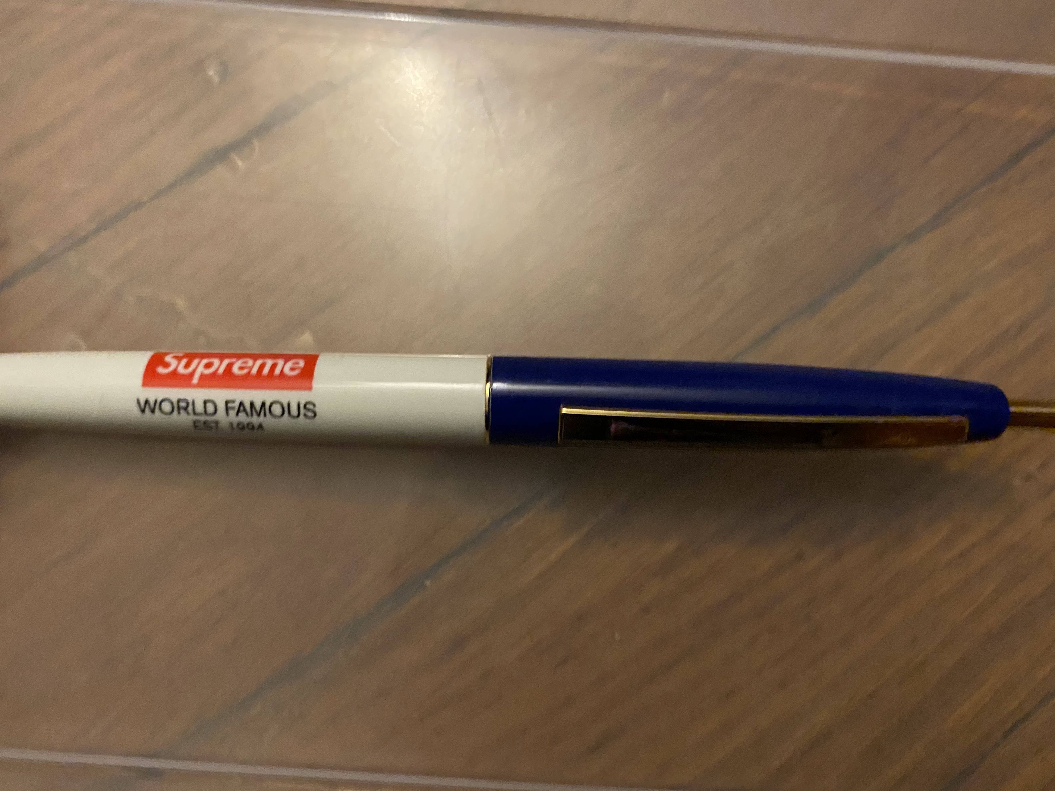 Supreme Supreme World Famous Bic Pen Blue Size ONE SIZE - 1 Thumbnail