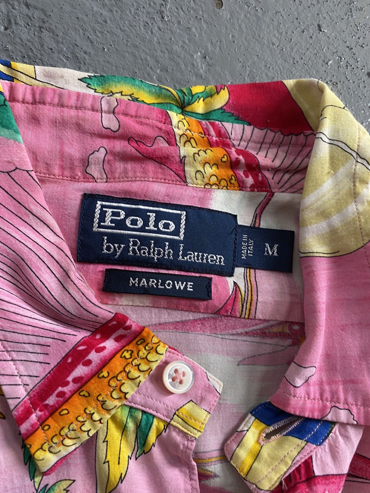Polo Ralph Lauren Vintage Polo Ralph Lauren miami Pink Button Up Shirt Size US M / EU 48-50 / 2 - 3 Thumbnail