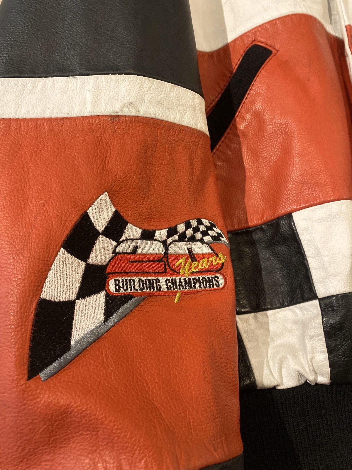 Vintage Vintage leather Chapman racing jacket Size US M / EU 48-50 / 2 - 2 Thumbnail
